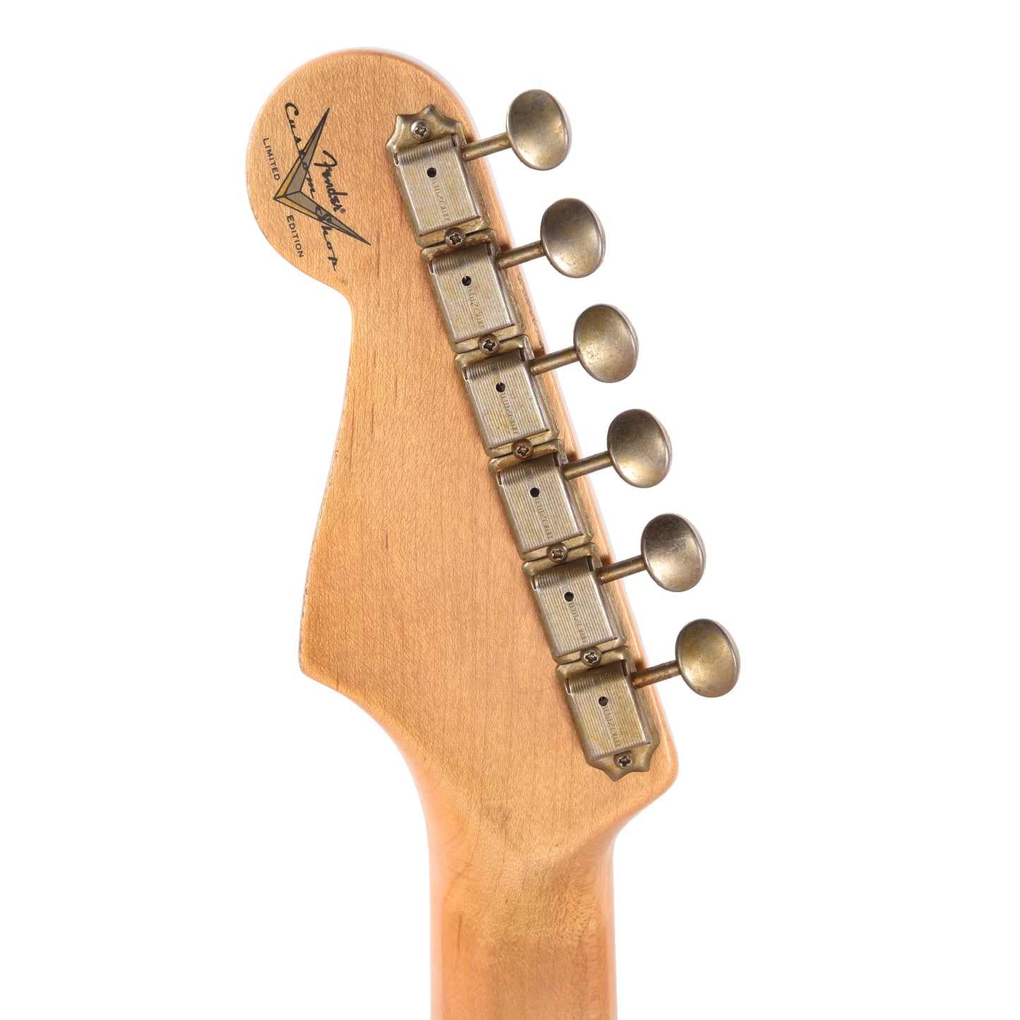 Fender Custom Shop Limited Edition 1964 L-Series Stratocaster Heavy Relic Aged Sage Green Metallic Electric Guitars / Solid Body