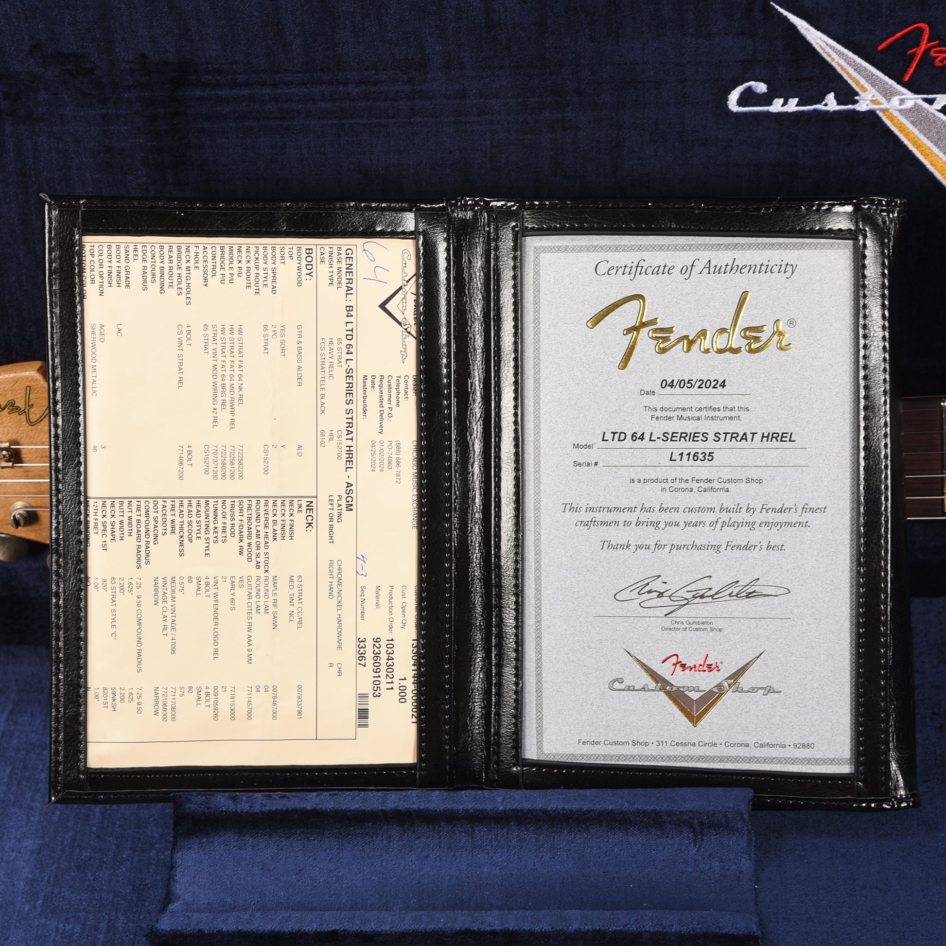 Fender Custom Shop Limited Edition 1964 L-Series Stratocaster Heavy Relic Aged Sage Green Metallic Electric Guitars / Solid Body