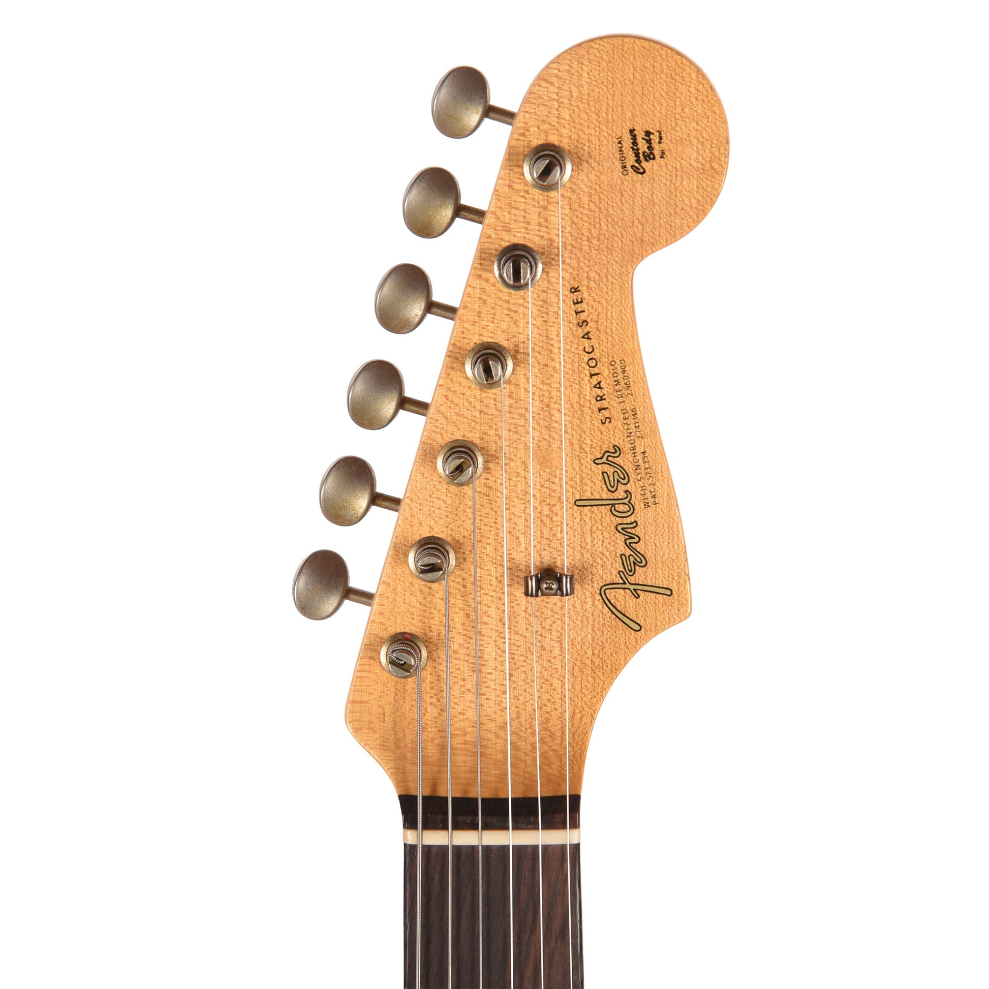 Fender Custom Shop Limited Edition 1964 L-Series Stratocaster Journeyman Relic Aged Olympic White Electric Guitars / Solid Body