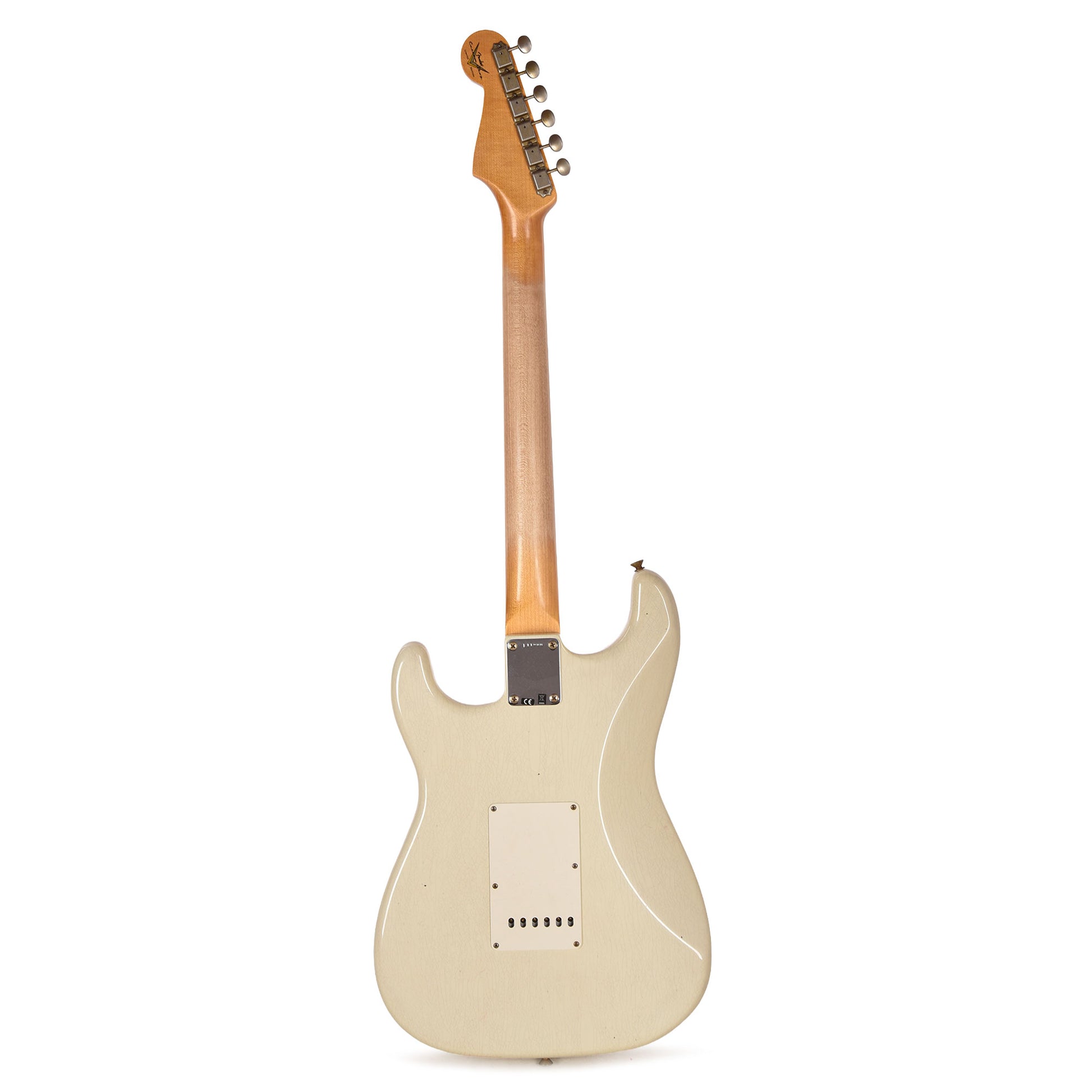 Fender Custom Shop Limited Edition 1964 L-Series Stratocaster Journeyman Relic Aged Olympic White Electric Guitars / Solid Body