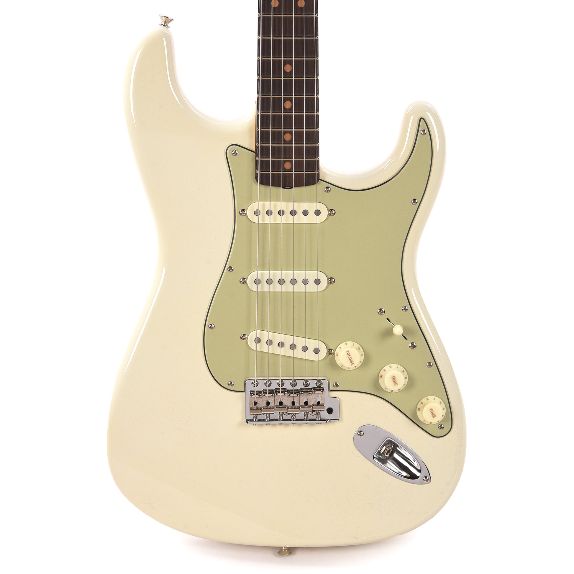 Fender Custom Shop Limited Edition 1964 L-Series Stratocaster NOS Super Aged Olympic White Electric Guitars / Solid Body