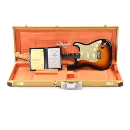 Fender Custom Shop Limited Edition 1964 L-Series Stratocaster Time Capsule Bleached 3-Color Sunburst Electric Guitars / Solid Body