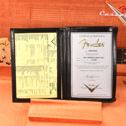Fender Custom Shop Limited Edition 1964 L-Series Stratocaster Time Capsule Bleached 3-Color Sunburst Electric Guitars / Solid Body