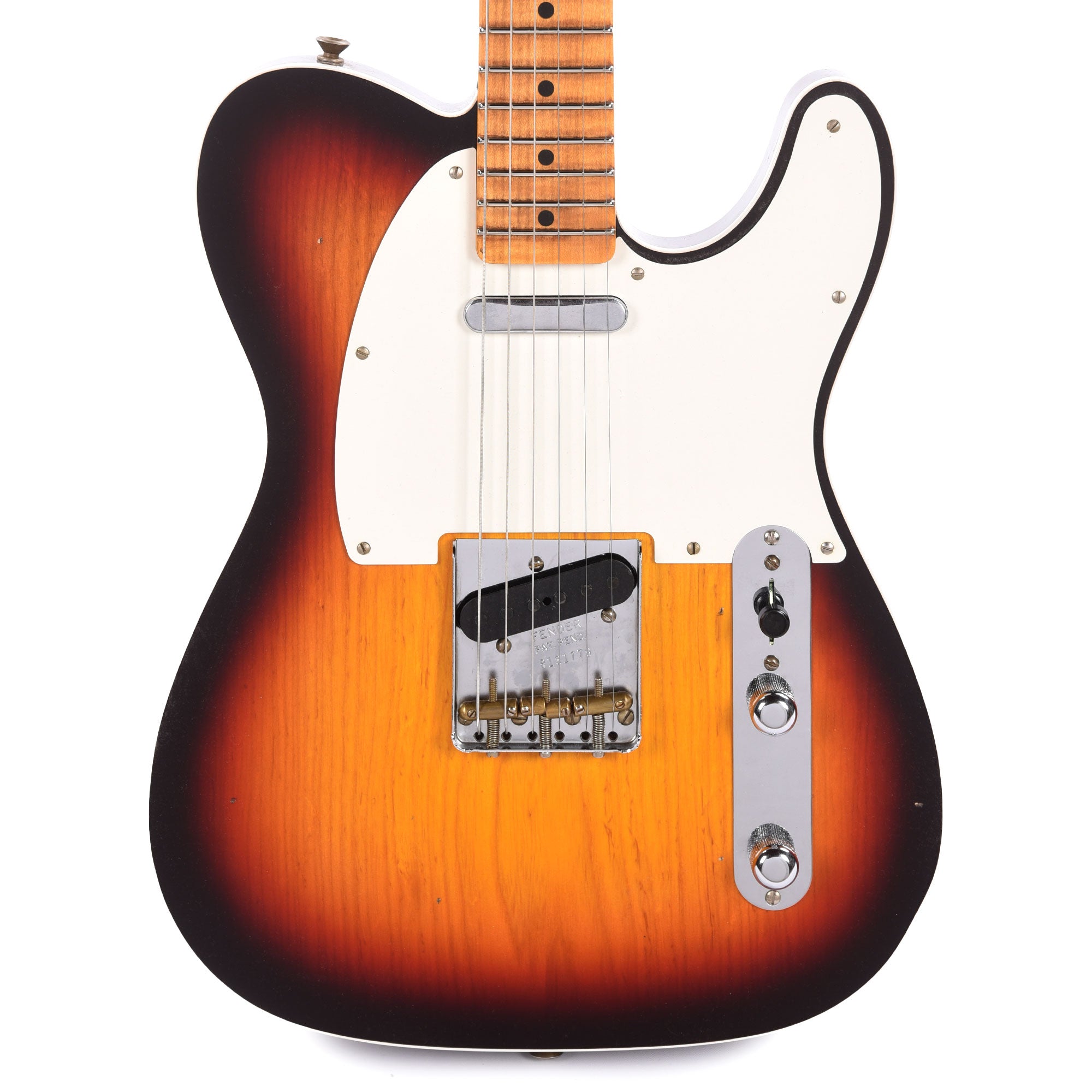Fender Custom Shop Limited Edition '50s Twisted Tele Custom Journeyman Relic Chocolate 3-Color Sunburst Electric Guitars / Solid Body