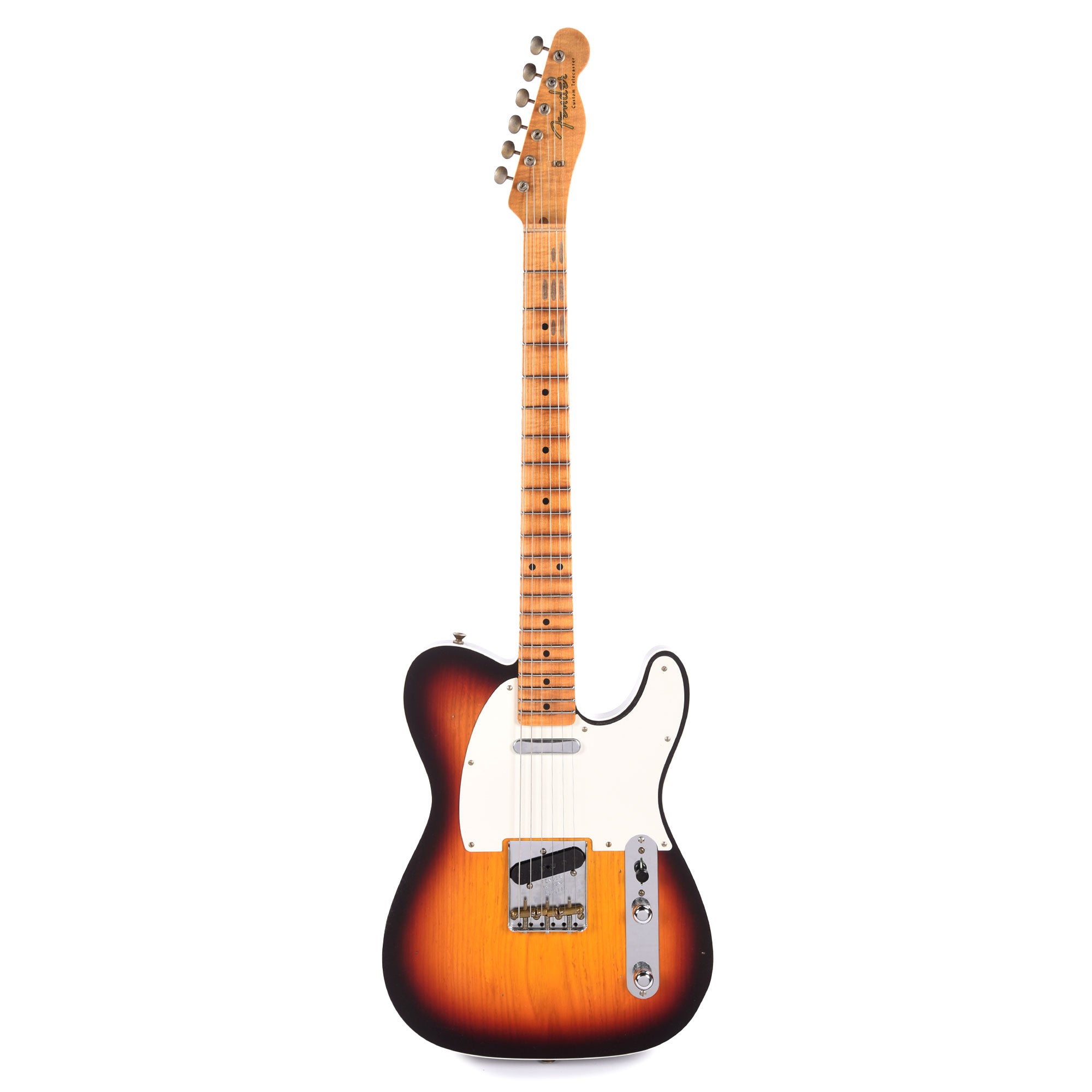 Fender Custom Shop Limited Edition '50s Twisted Tele Custom Journeyman Relic Chocolate 3-Color Sunburst Electric Guitars / Solid Body