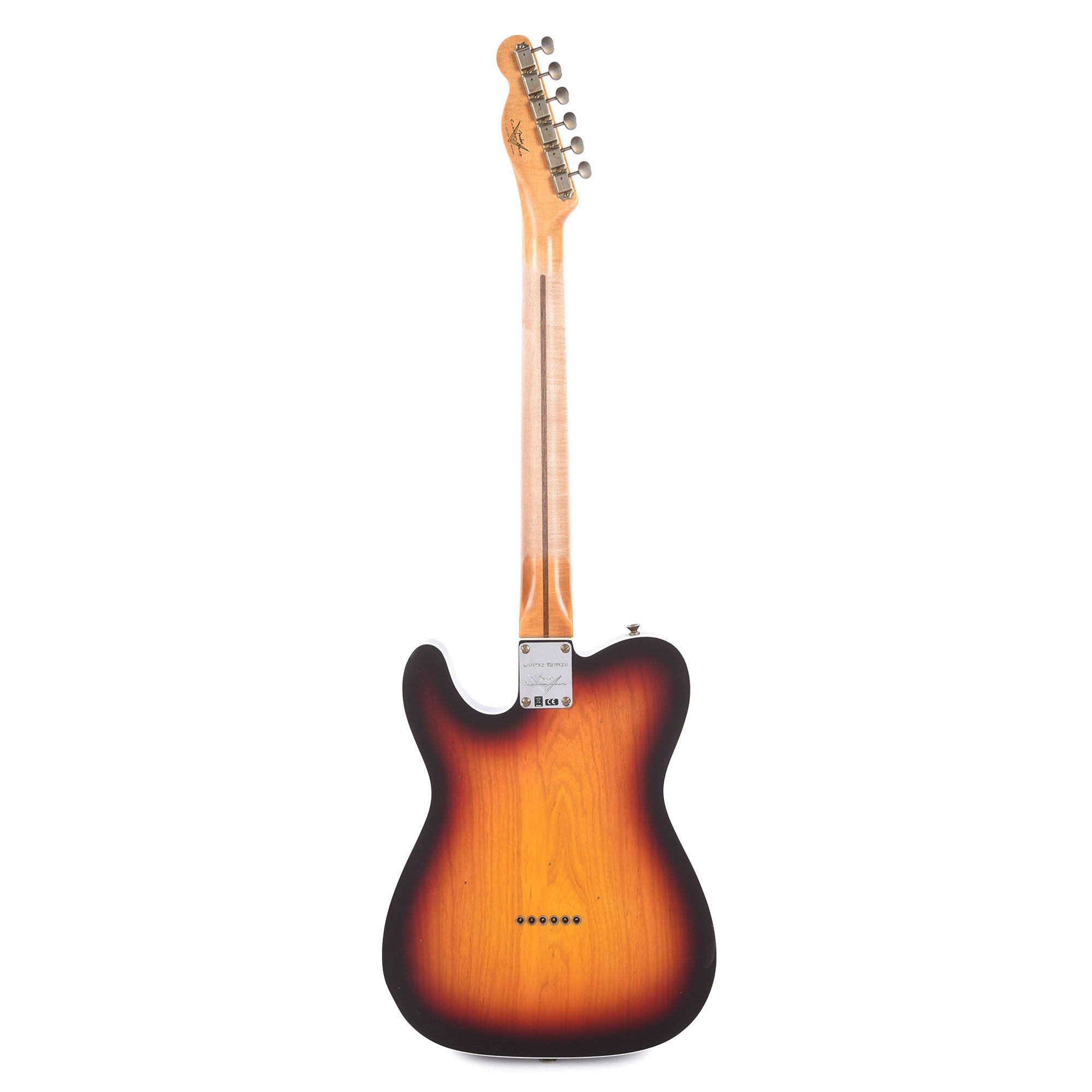 Fender Custom Shop Limited Edition '50s Twisted Tele Custom Journeyman Relic Chocolate 3-Color Sunburst Electric Guitars / Solid Body