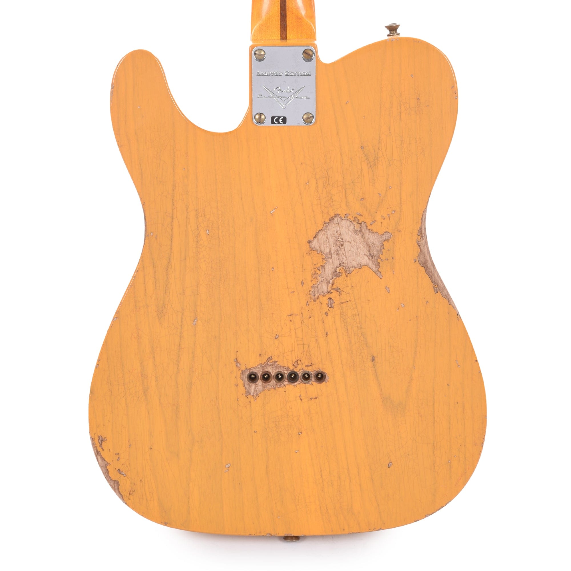 Fender Custom Shop Limited Edition '51 HS Telecaster Heavy Relic Aged Butterscotch Blonde Electric Guitars / Solid Body