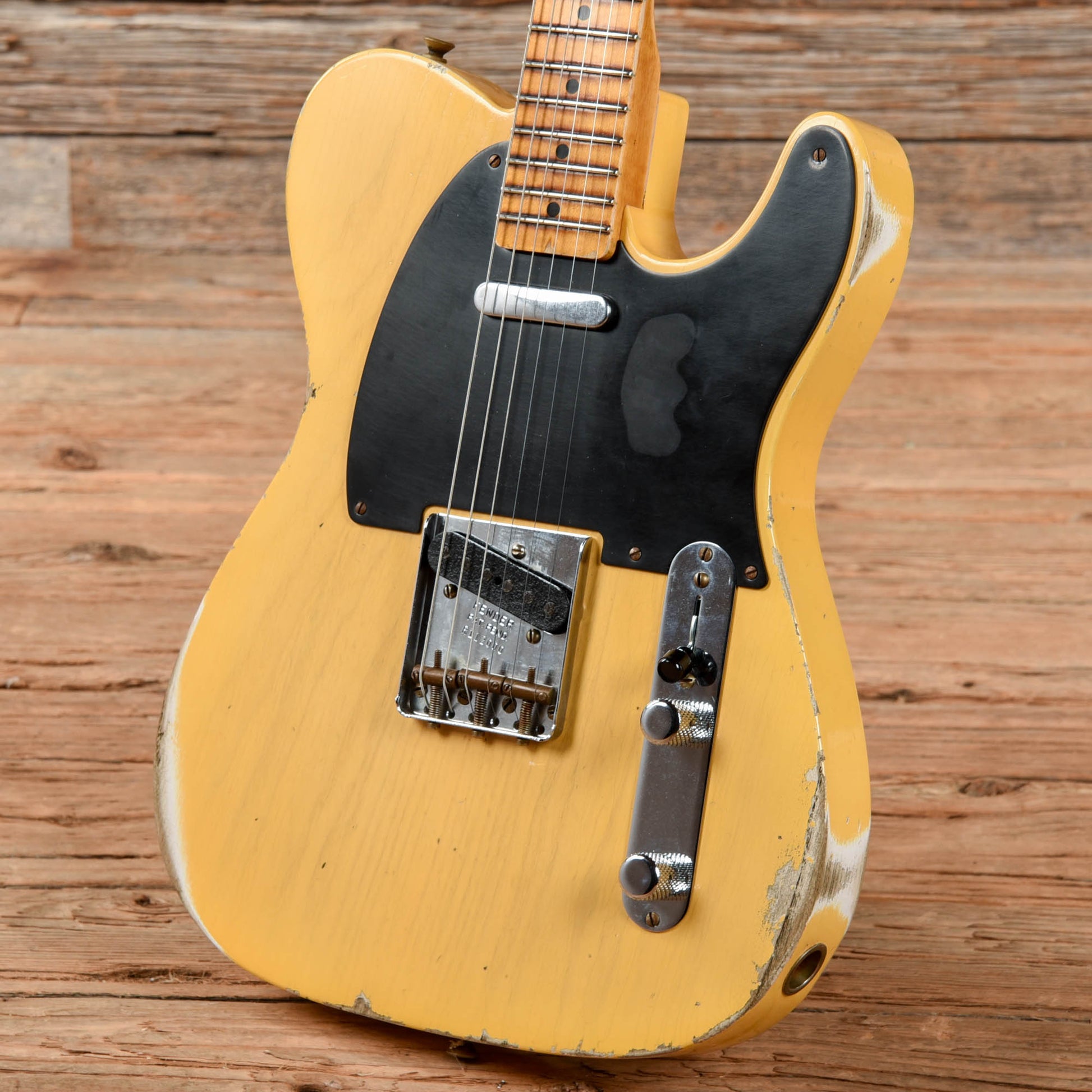 Fender Custom Shop Limited Edition '51 Telecaster Relic Aged Nocaster Blonde 2021 Electric Guitars / Solid Body