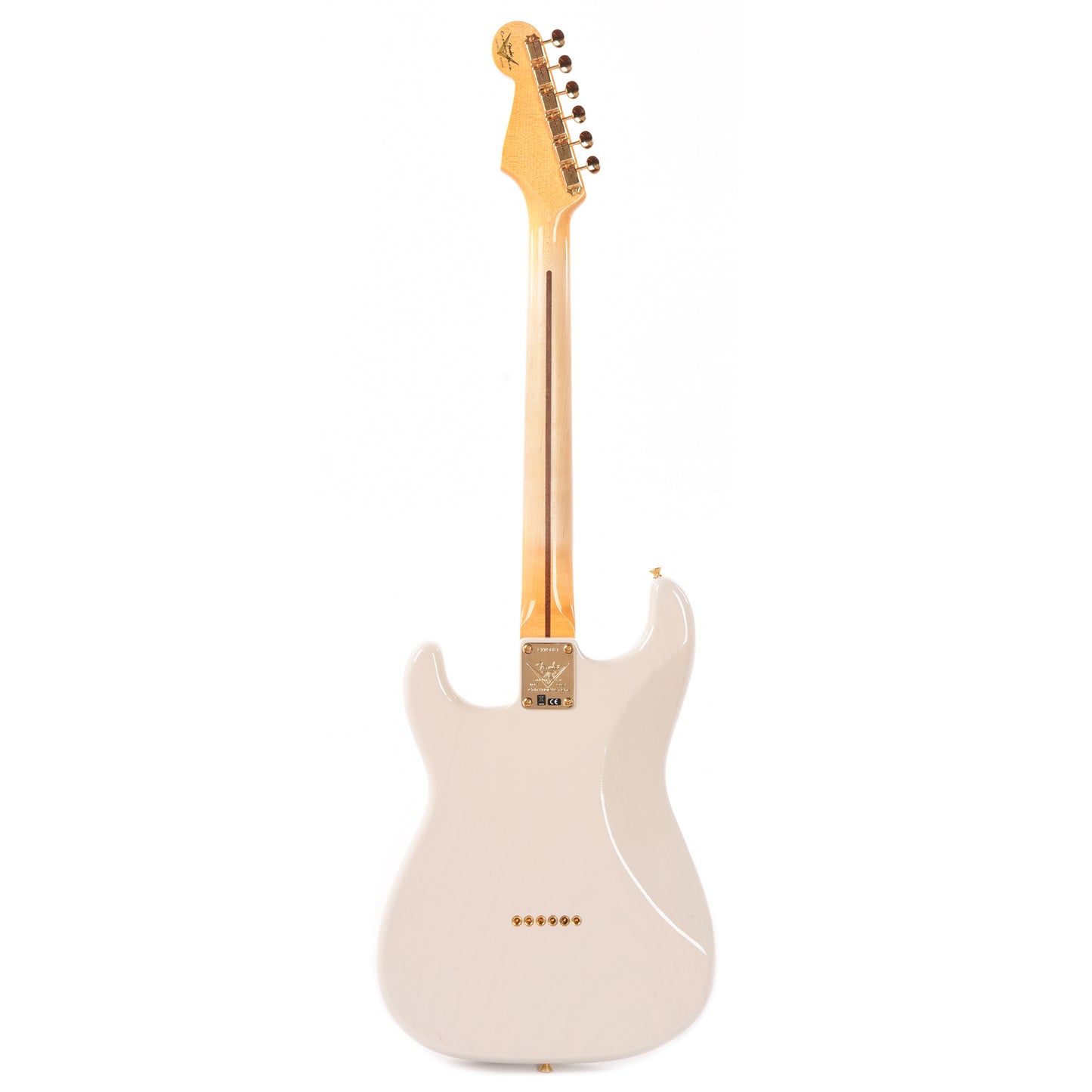 Fender Custom Shop Limited Edition '54 Hardtail Stratocaster Deluxe Closet Classic with Gold Hardware Dirty White Blonde Electric Guitars / Solid Body