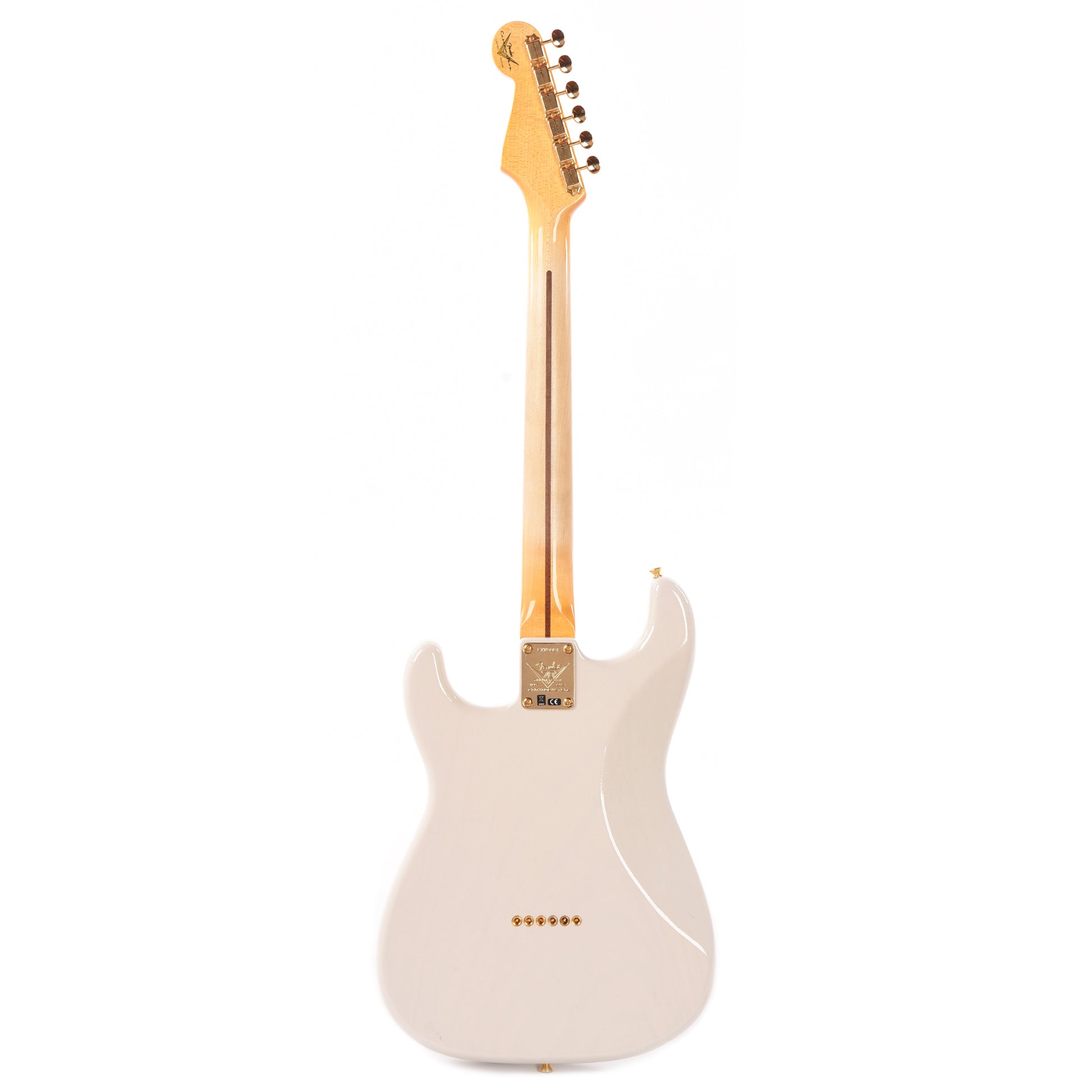 Fender Custom Shop Limited Edition '54 Hardtail Stratocaster Deluxe Closet Classic with Gold Hardware Dirty White Blonde Electric Guitars / Solid Body