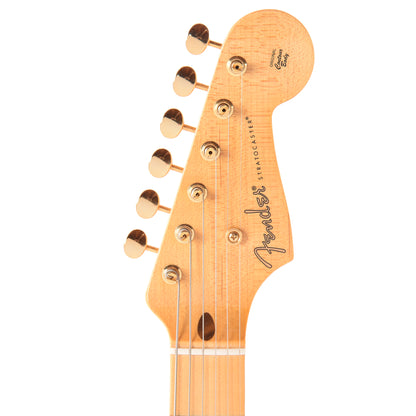 Fender Custom Shop Limited Edition '54 Hardtail Stratocaster Deluxe Closet Classic with Gold Hardware Dirty White Blonde Electric Guitars / Solid Body