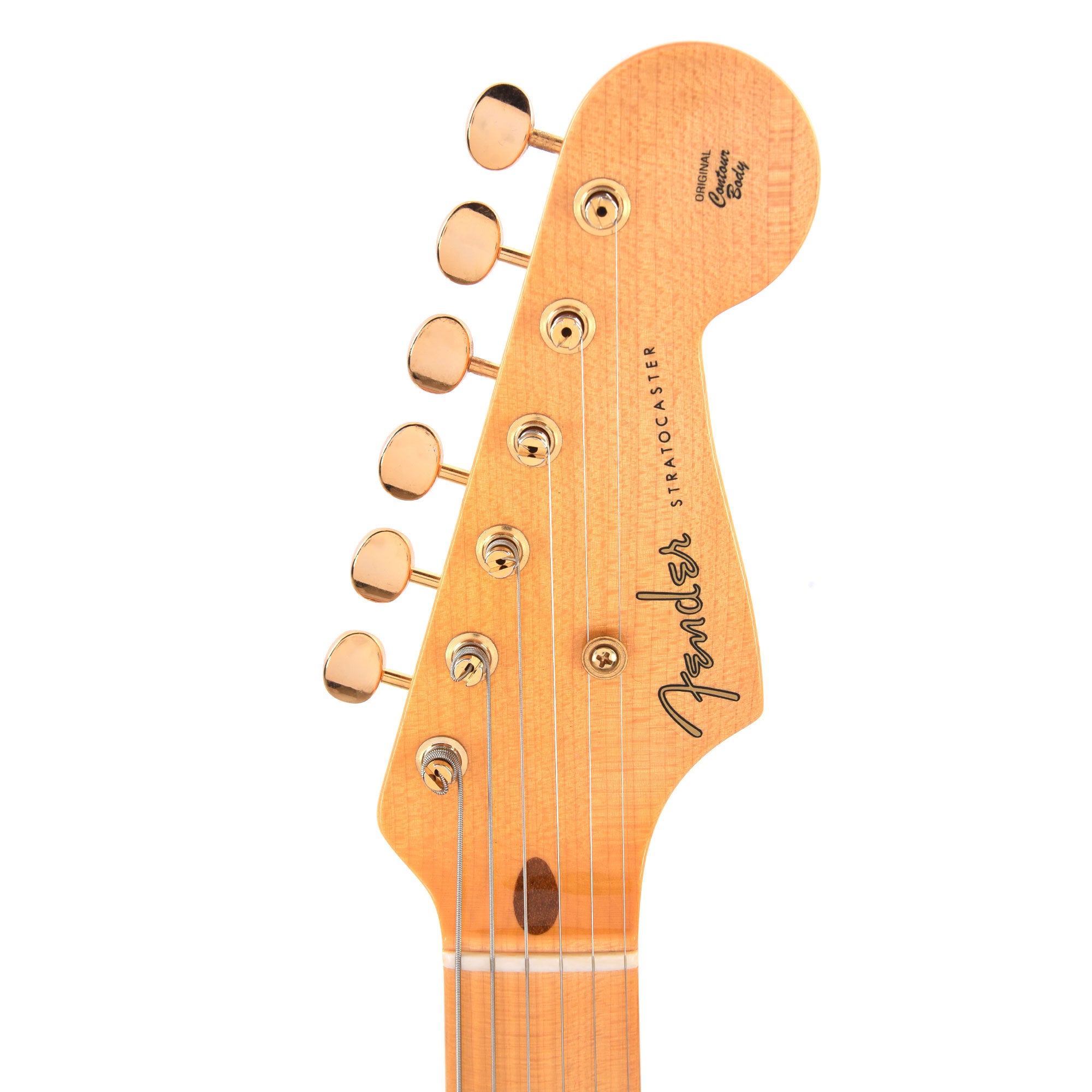 Fender Custom Shop Limited Edition '54 Hardtail Stratocaster Deluxe Closet Classic with Gold Hardware Faded Aged Canary Yellow Electric Guitars / Solid Body