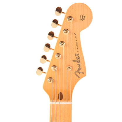 Fender Custom Shop Limited Edition '54 Hardtail Stratocaster Deluxe Closet Classic with Gold Hardware Faded Aged Canary Yellow Electric Guitars / Solid Body