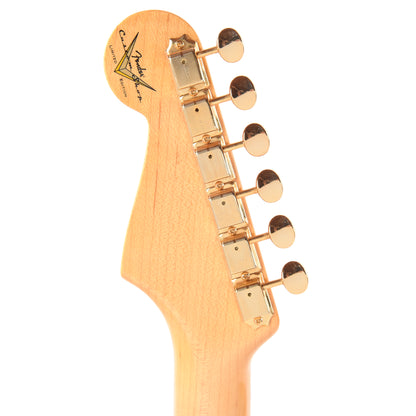 Fender Custom Shop Limited Edition '54 Hardtail Stratocaster Deluxe Closet Classic with Gold Hardware Faded Aged Canary Yellow Electric Guitars / Solid Body