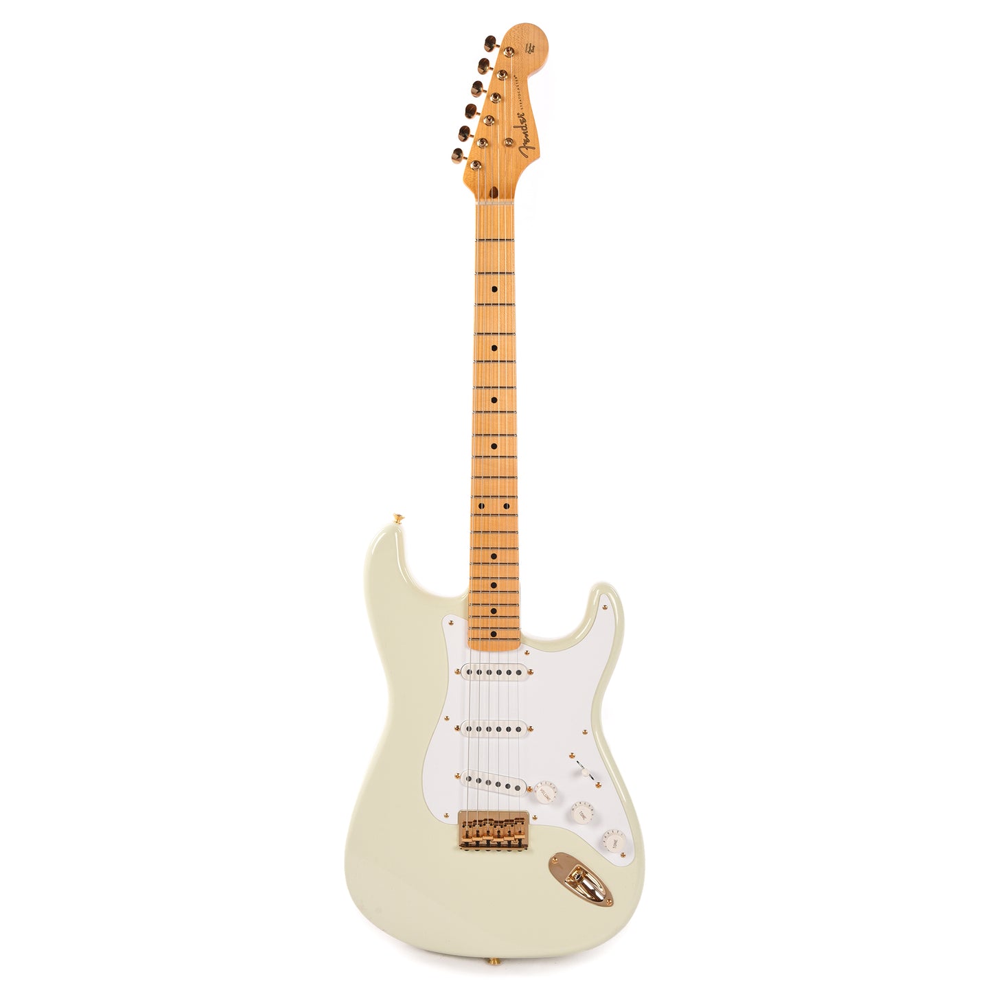Fender Custom Shop Limited Edition '54 Hardtail Stratocaster Deluxe Closet Classic with Gold Hardware India Ivory Electric Guitars / Solid Body