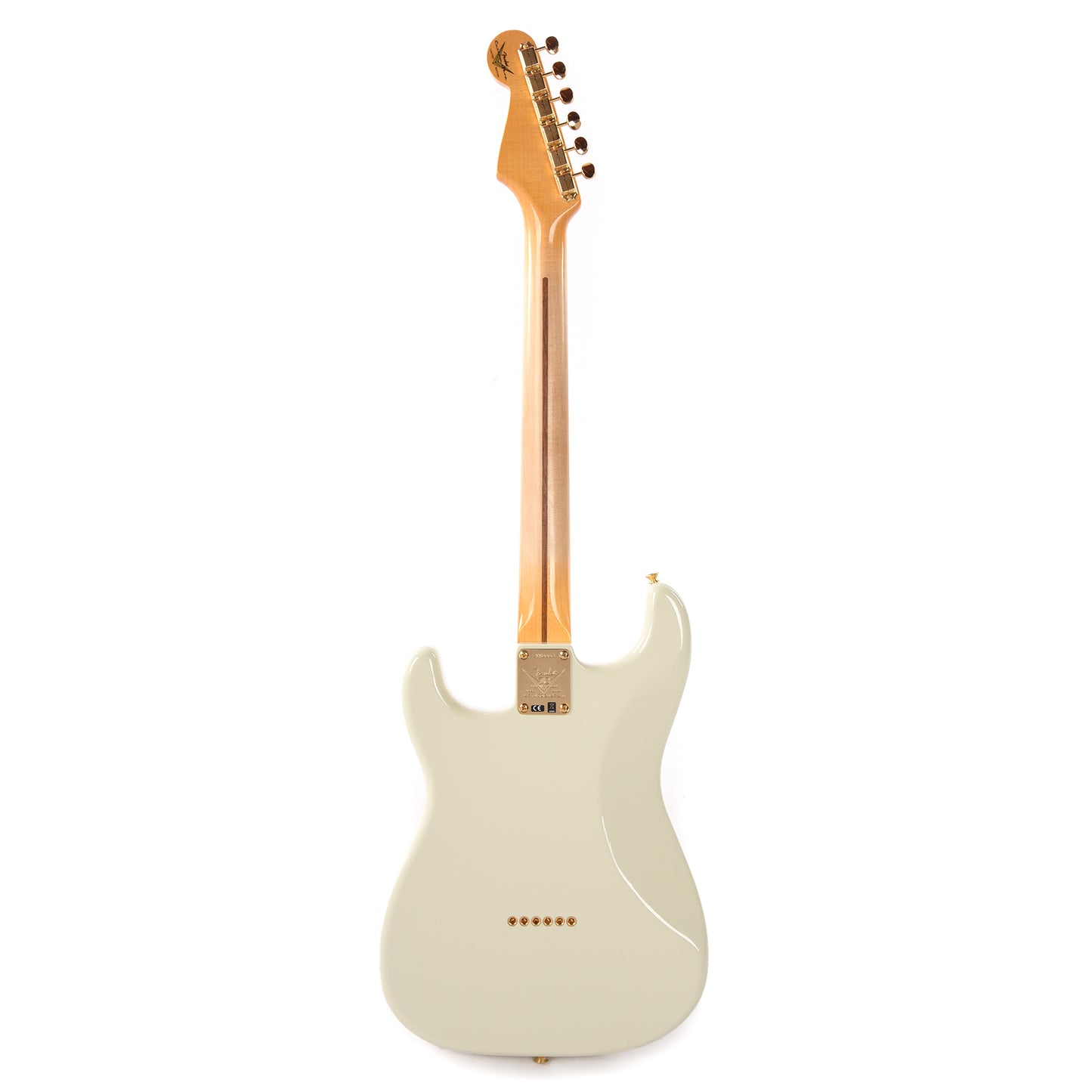 Fender Custom Shop Limited Edition '54 Hardtail Stratocaster Deluxe Closet Classic with Gold Hardware India Ivory Electric Guitars / Solid Body