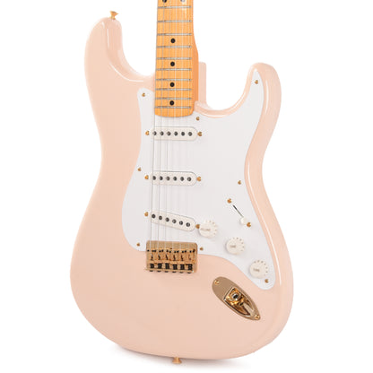 Fender Custom Shop Limited Edition '54 Hardtail Stratocaster Deluxe Closet Classic with Gold Hardware Super/Super Faded Aged Shell Pink Electric Guitars / Solid Body