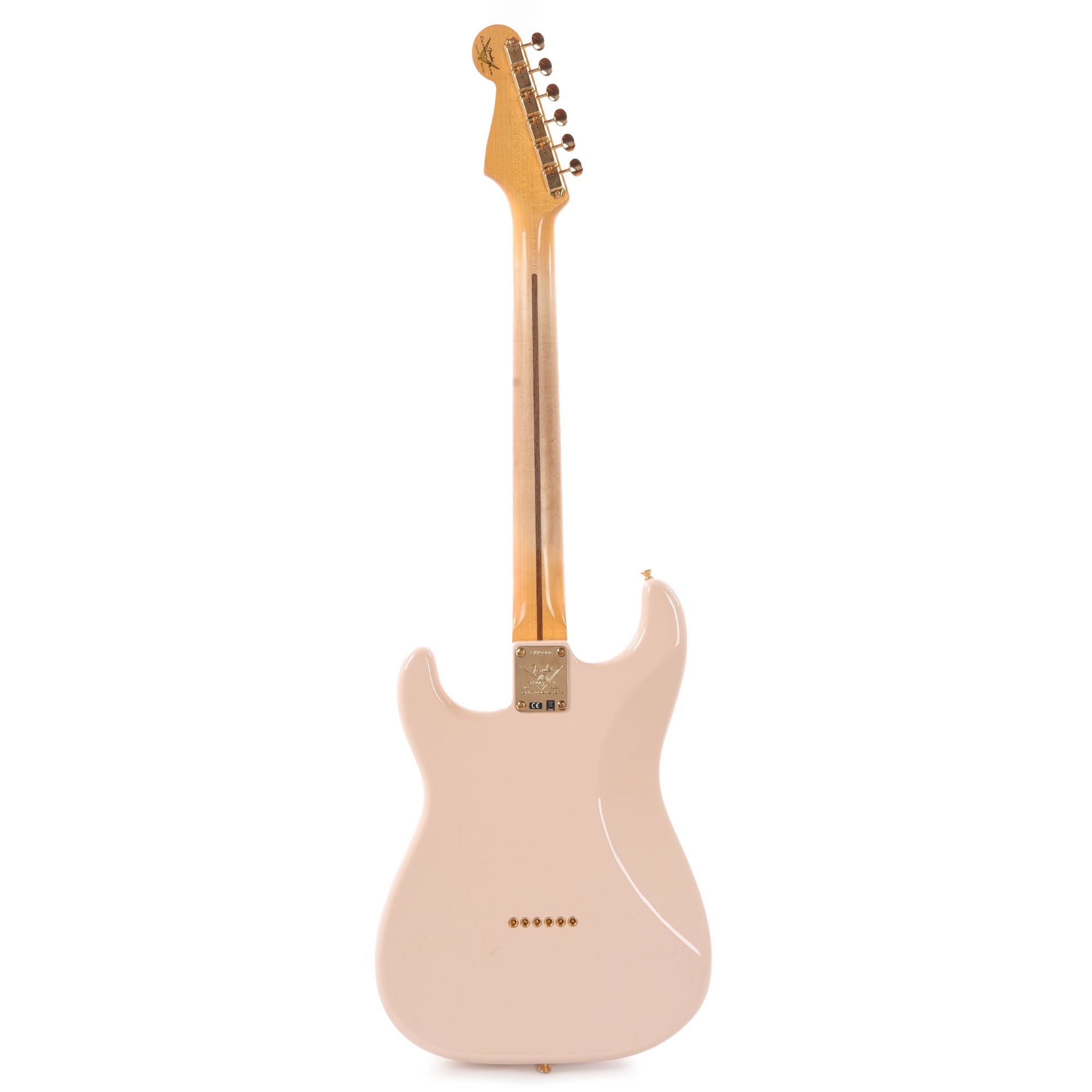 Fender Custom Shop Limited Edition '54 Hardtail Stratocaster Deluxe Closet Classic with Gold Hardware Super/Super Faded Aged Shell Pink Electric Guitars / Solid Body