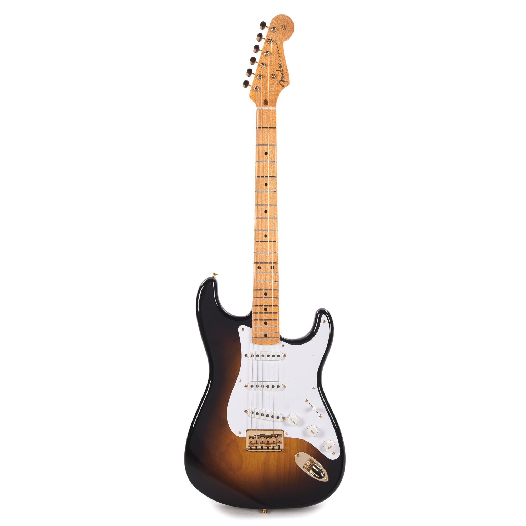 Fender Custom Shop Limited Edition '54 Hardtail Stratocaster Deluxe Closet Classic with Gold Hardware Wide-Fade 2-Color Sunburst Electric Guitars / Solid Body