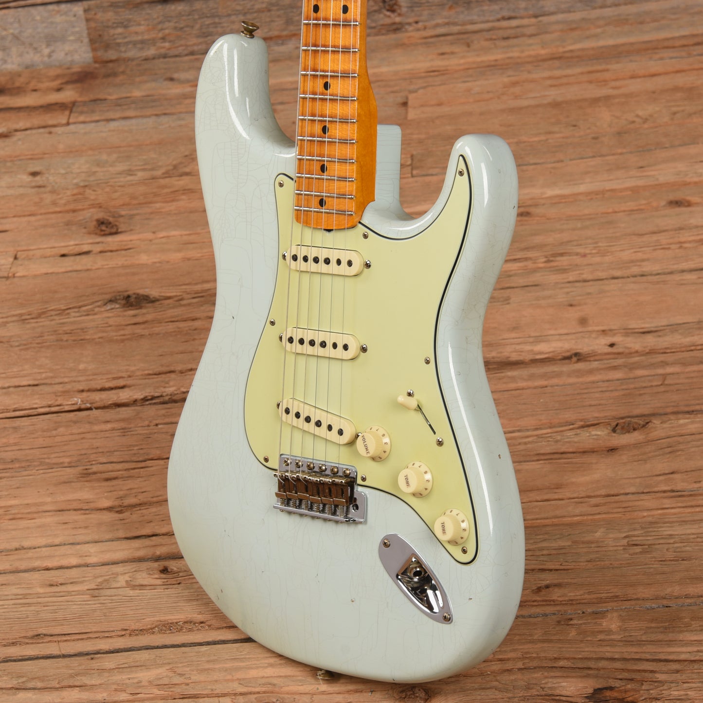 Fender Custom Shop Limited Edition '56 Stratocaster Journeyman Relic Super Faded Aged Sonic Blue 2023 Electric Guitars / Solid Body