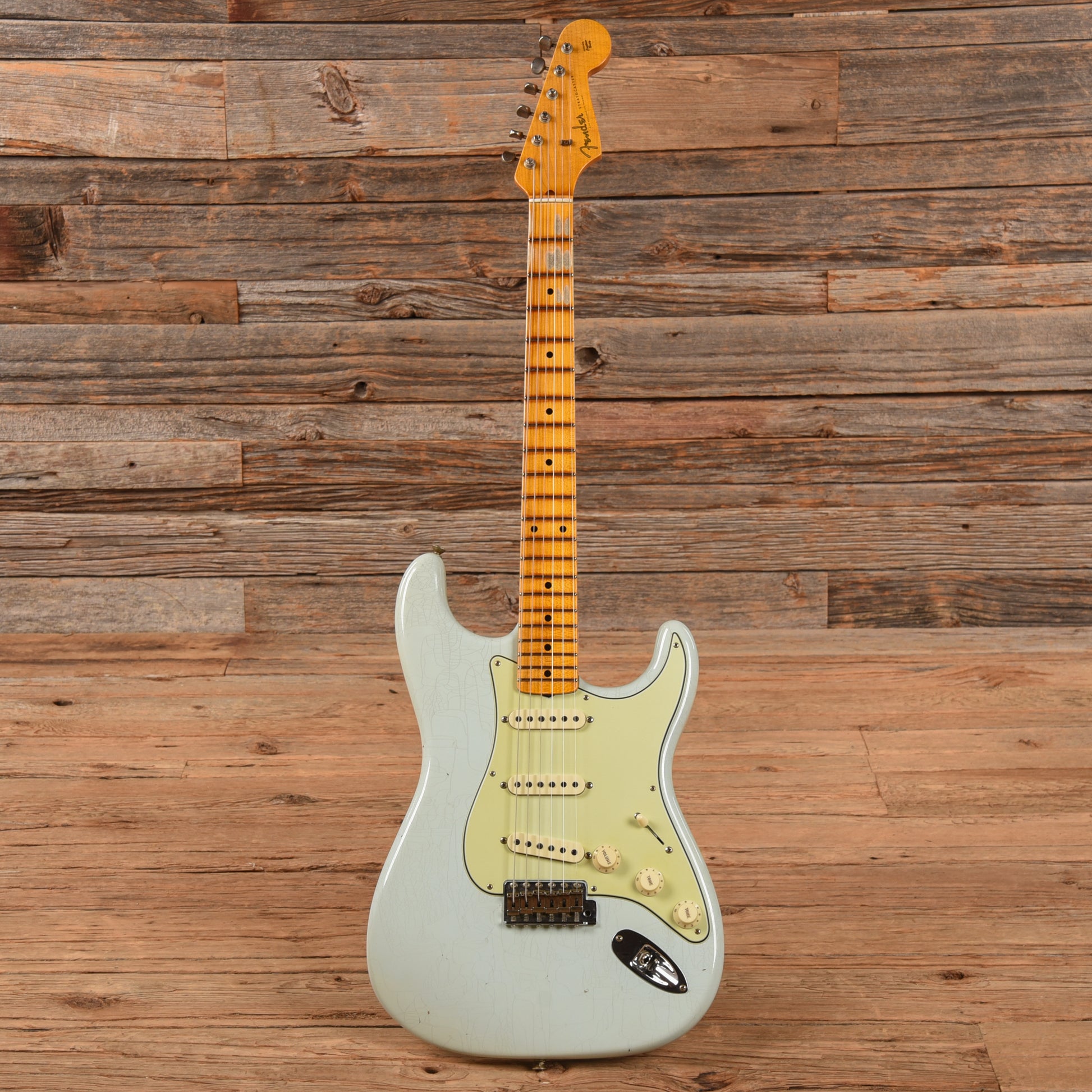 Fender Custom Shop Limited Edition '56 Stratocaster Journeyman Relic Super Faded Aged Sonic Blue 2023 Electric Guitars / Solid Body