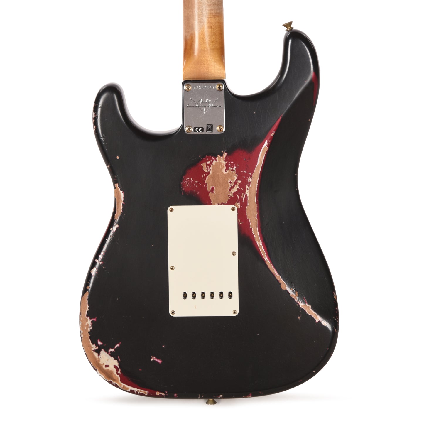 Fender Custom Shop Limited Edition '59 Stratocaster HSS Black Pearl over Midnight Wine Heavy Relic w/Seymour Duncan '59 Humbucker Electric Guitars / Solid Body