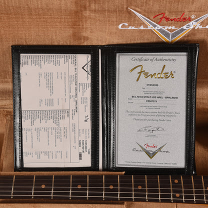 Fender Custom Shop Limited Edition '59 Stratocaster HSS Black Pearl over Midnight Wine Heavy Relic w/Seymour Duncan '59 Humbucker Electric Guitars / Solid Body