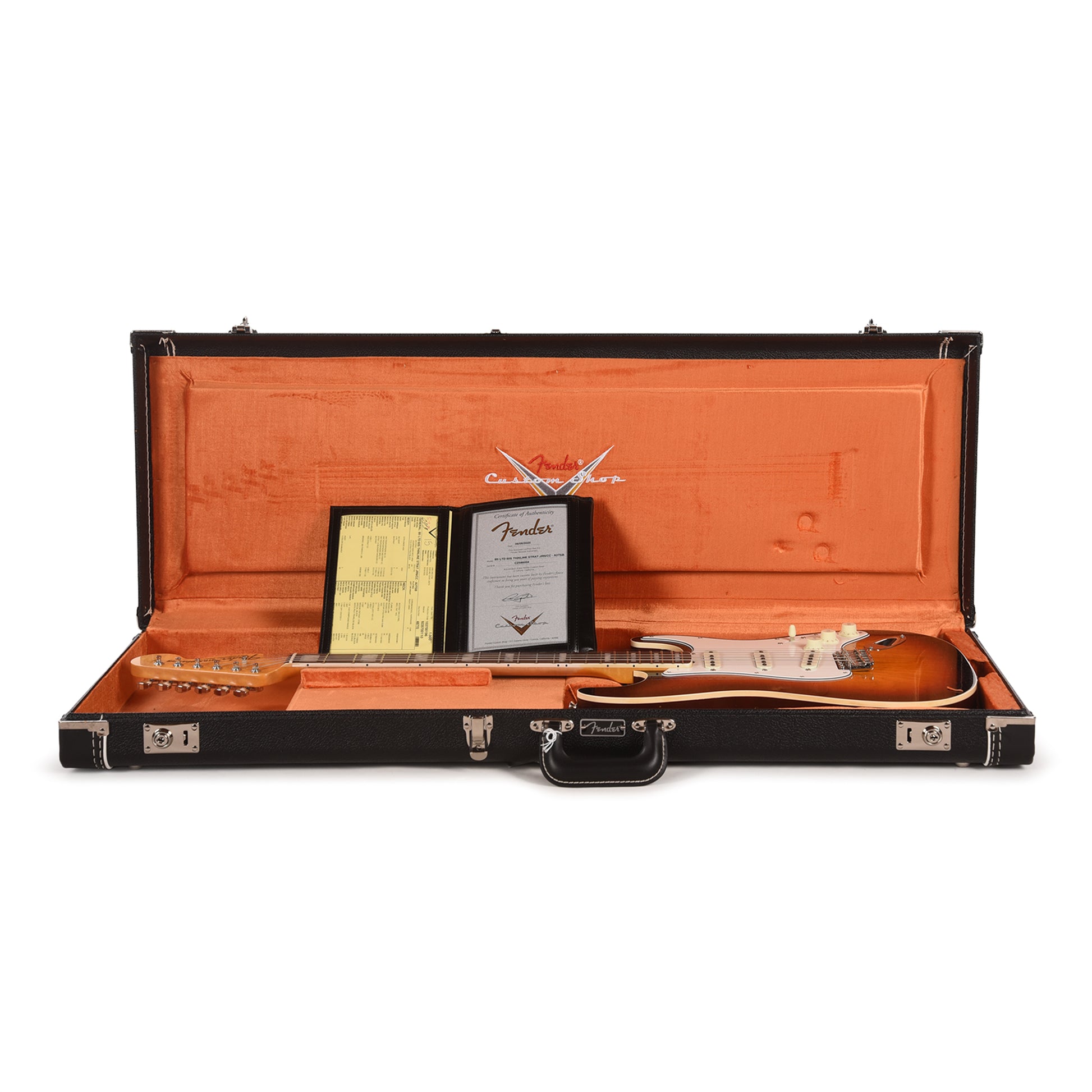 Fender Custom Shop Limited Edition '60s Thinline Stratocaster Chambered Ash Body Aged 3-Color Sunburst Journeyman Relic w/Closet Classic Hardware Electric Guitars / Solid Body