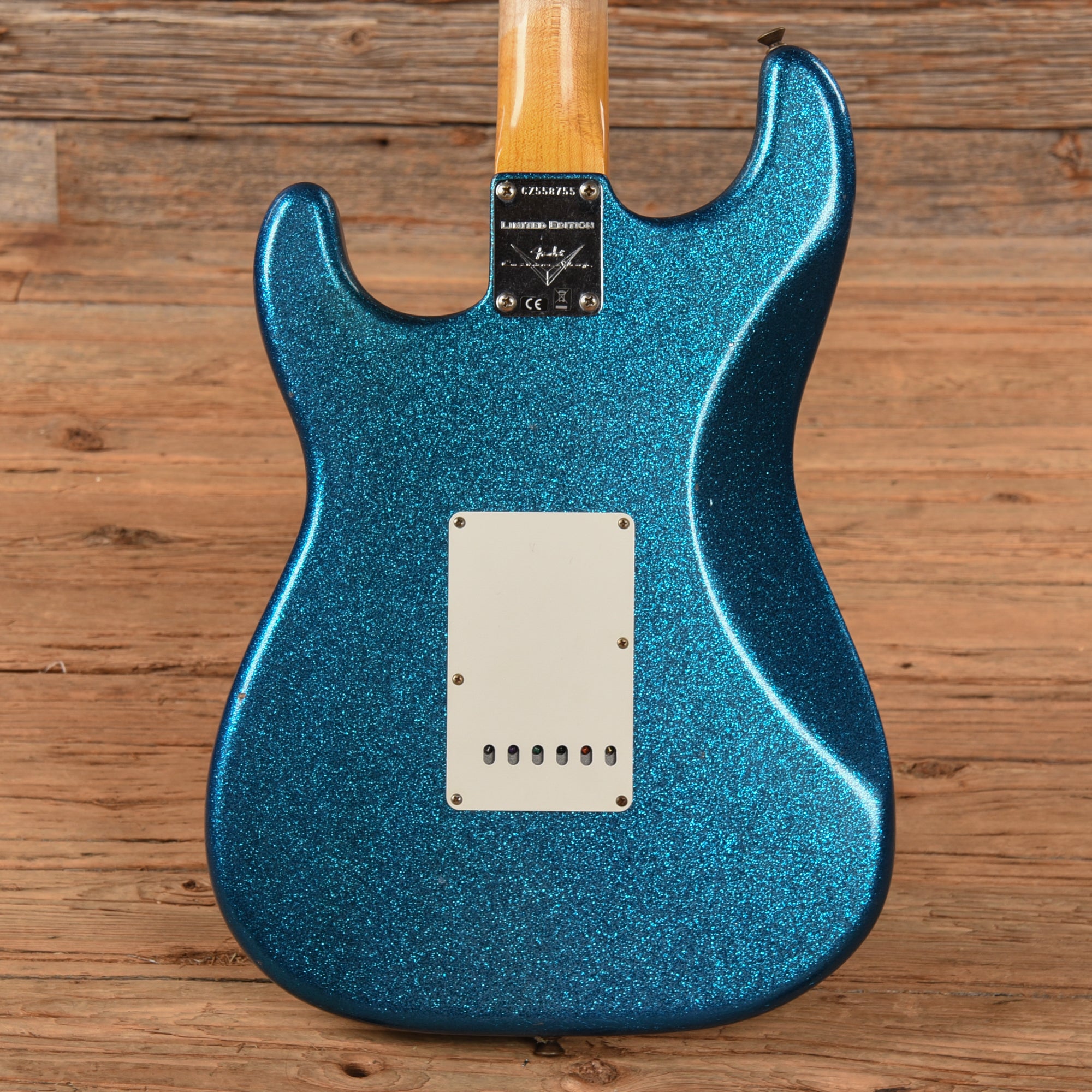 Fender Custom Shop Limited Edition '65 Stratocaster Journeyman Relic Aged Blue Sparkle 2022 Electric Guitars / Solid Body