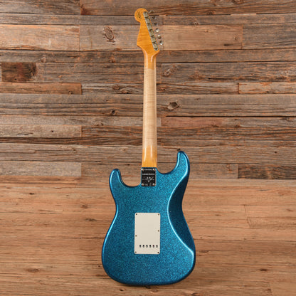 Fender Custom Shop Limited Edition '65 Stratocaster Journeyman Relic Aged Blue Sparkle 2022 Electric Guitars / Solid Body