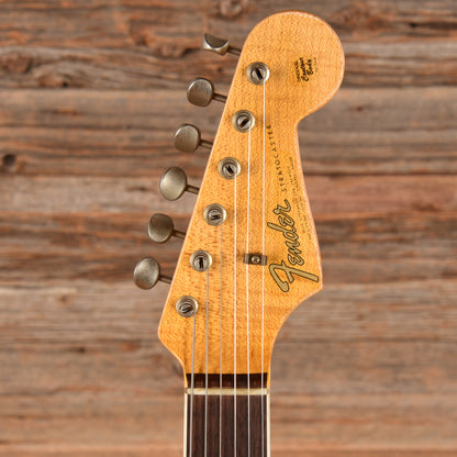 Fender Custom Shop Limited Edition '65 Stratocaster Journeyman Relic Aged Blue Sparkle 2022 Electric Guitars / Solid Body
