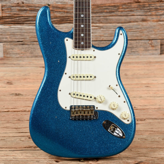 Fender Custom Shop Limited Edition 65 Stratocaster Journeyman Relic Blue Sparkle 2022 Electric Guitars / Solid Body