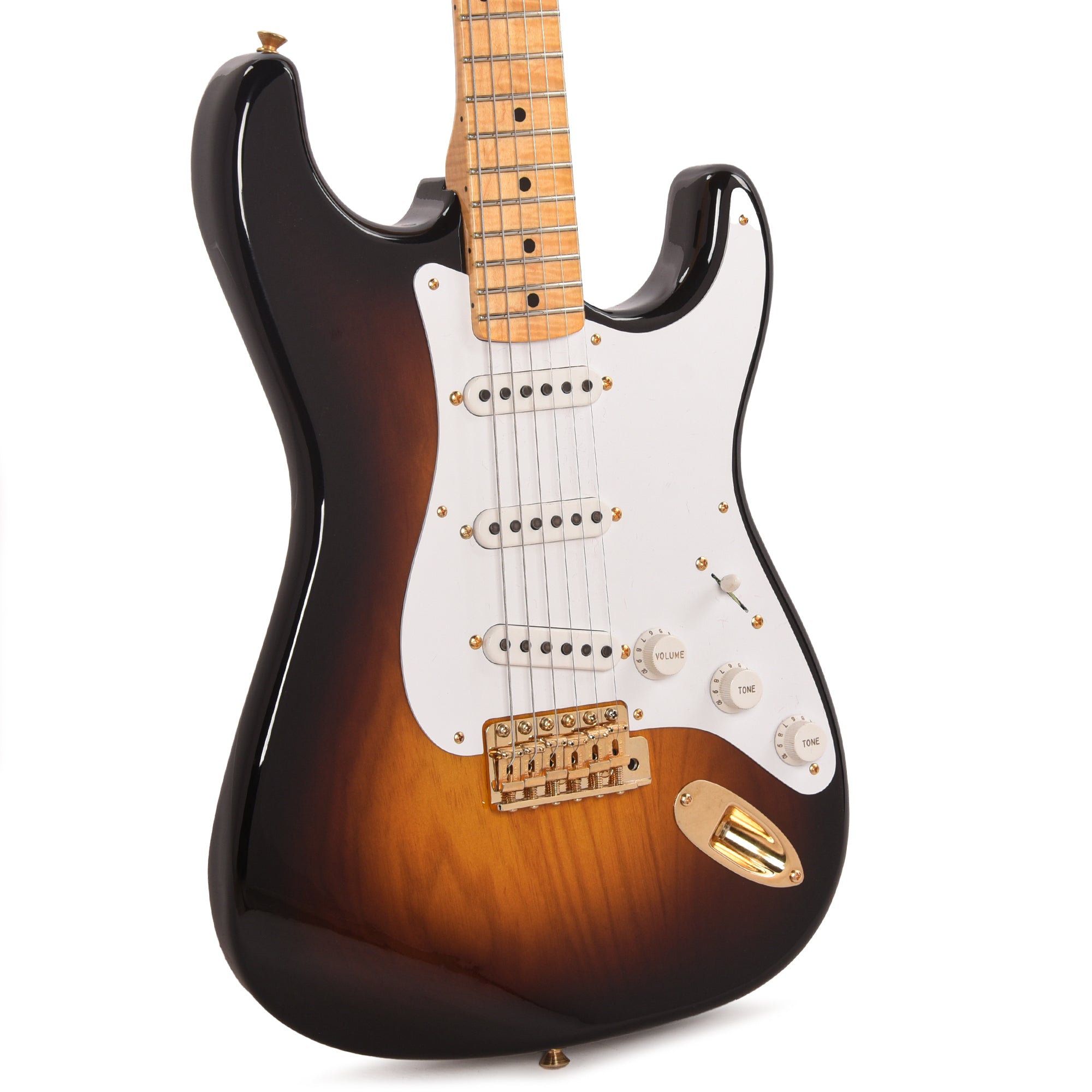 Fender Custom Shop Limited Edition 70th Anniversary 1954 Stratocaster Deluxe Closet Classic Wide-Fade 2-Color Sunburst Master Built by David Brown Electric Guitars / Solid Body