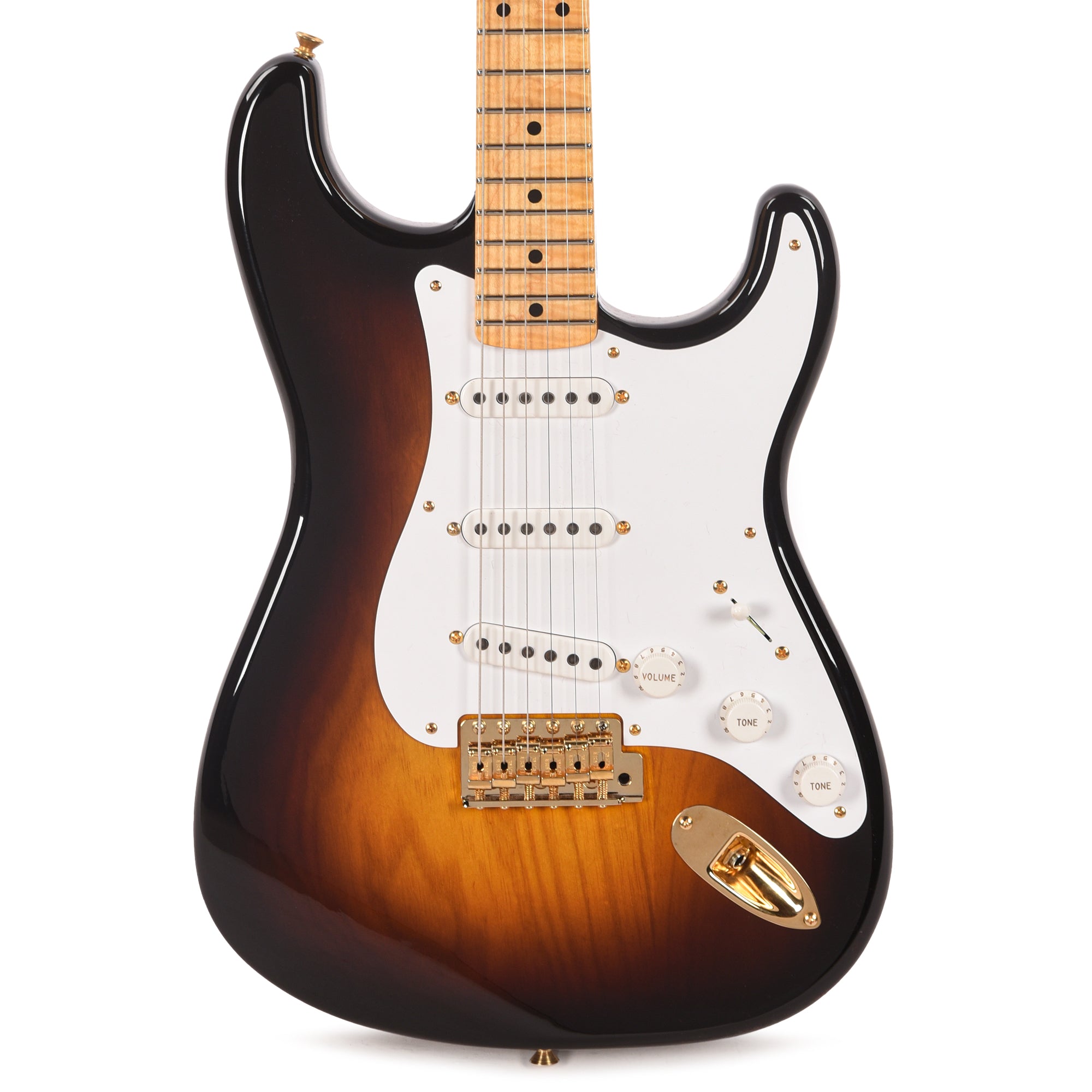 Fender Custom Shop Limited Edition 70th Anniversary 1954 Stratocaster Deluxe Closet Classic Wide-Fade 2-Color Sunburst Master Built by David Brown Electric Guitars / Solid Body