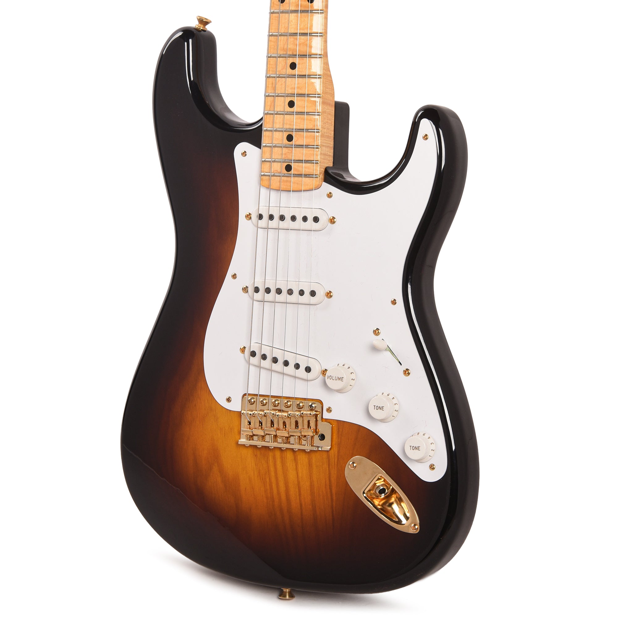 Fender Custom Shop Limited Edition 70th Anniversary 1954 Stratocaster Deluxe Closet Classic Wide-Fade 2-Color Sunburst Master Built by David Brown Electric Guitars / Solid Body