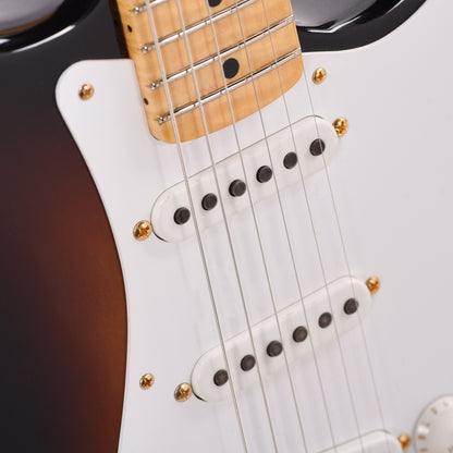 Fender Custom Shop Limited Edition 70th Anniversary 1954 Stratocaster Deluxe Closet Classic Wide-Fade 2-Color Sunburst Master Built by David Brown Electric Guitars / Solid Body