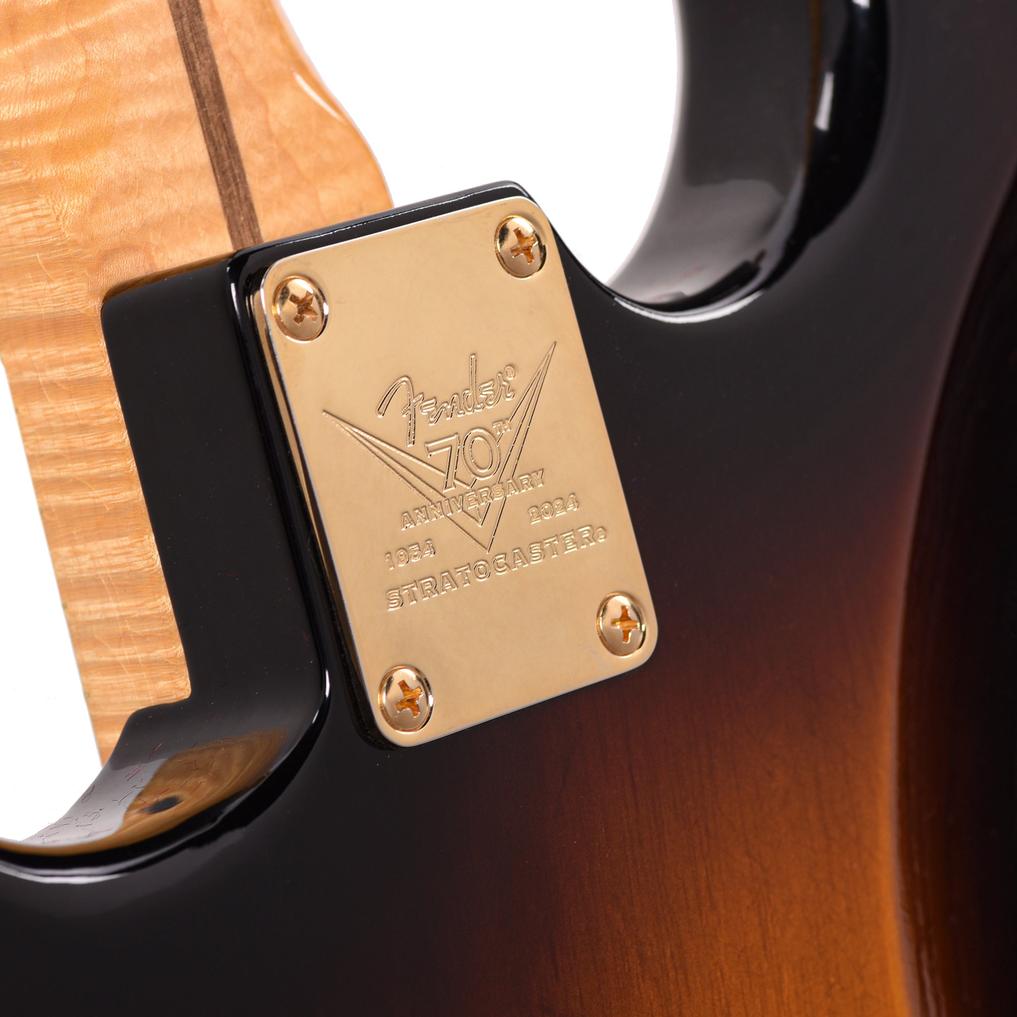 Fender Custom Shop Limited Edition 70th Anniversary 1954 Stratocaster Deluxe Closet Classic Wide-Fade 2-Color Sunburst Master Built by David Brown Electric Guitars / Solid Body