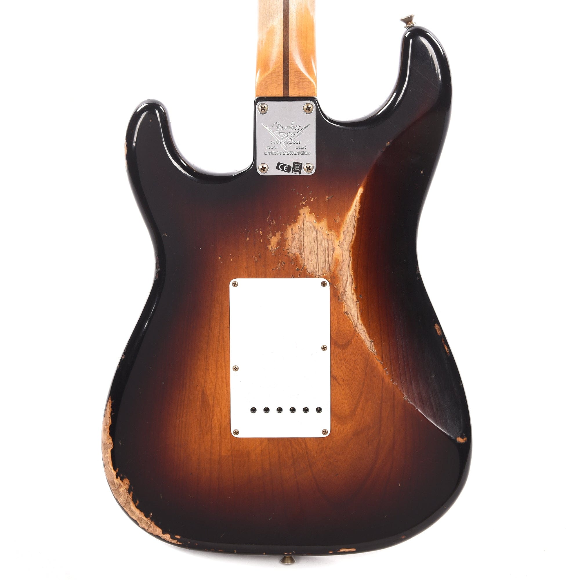 Fender Custom Shop Limited Edition 70th Anniversary 1954 Stratocaster Heavy Relic Wide-Fade 2-Color Sunburst Electric Guitars / Solid Body