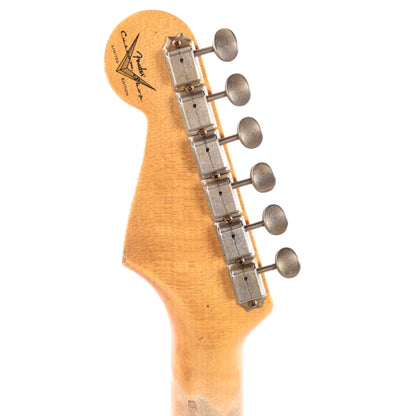 Fender Custom Shop Limited Edition 70th Anniversary 1954 Stratocaster Heavy Relic Wide-Fade 2-Color Sunburst Electric Guitars / Solid Body