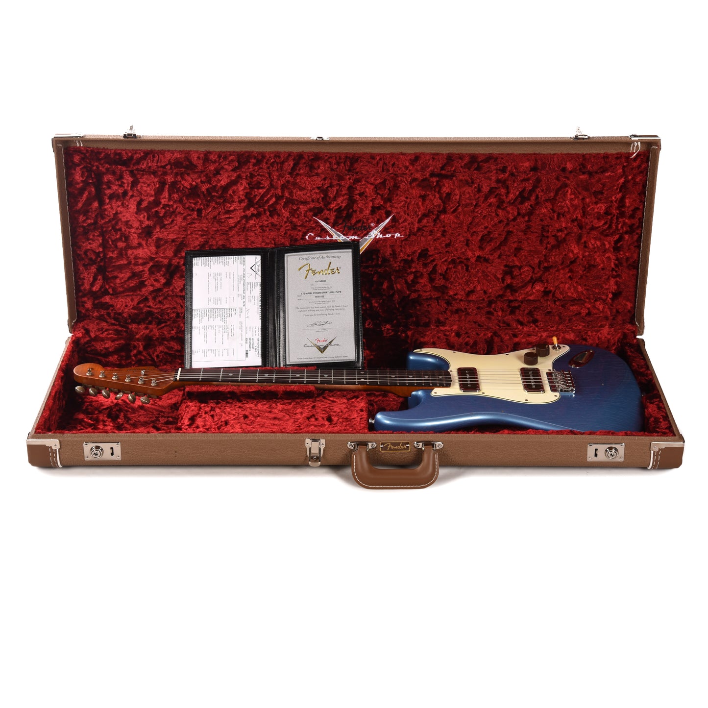 Fender Custom Shop Limited Edition Ariel Posen Stratocaster Relic Faded Lake Placid Blue Electric Guitars / Solid Body