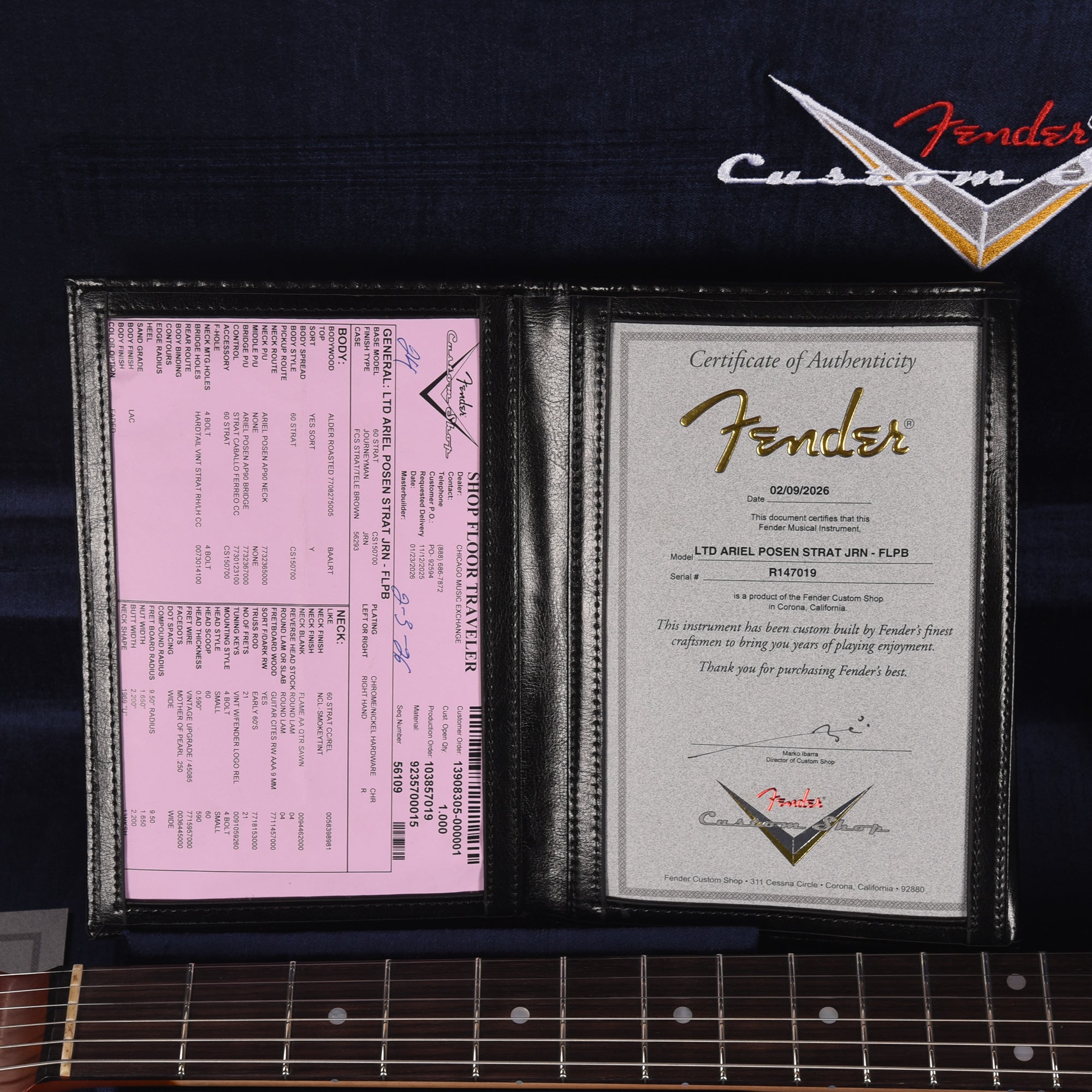 Fender Custom Shop Limited Edition Ariel Posen Stratocaster Relic Faded Lake Placid Blue Electric Guitars / Solid Body