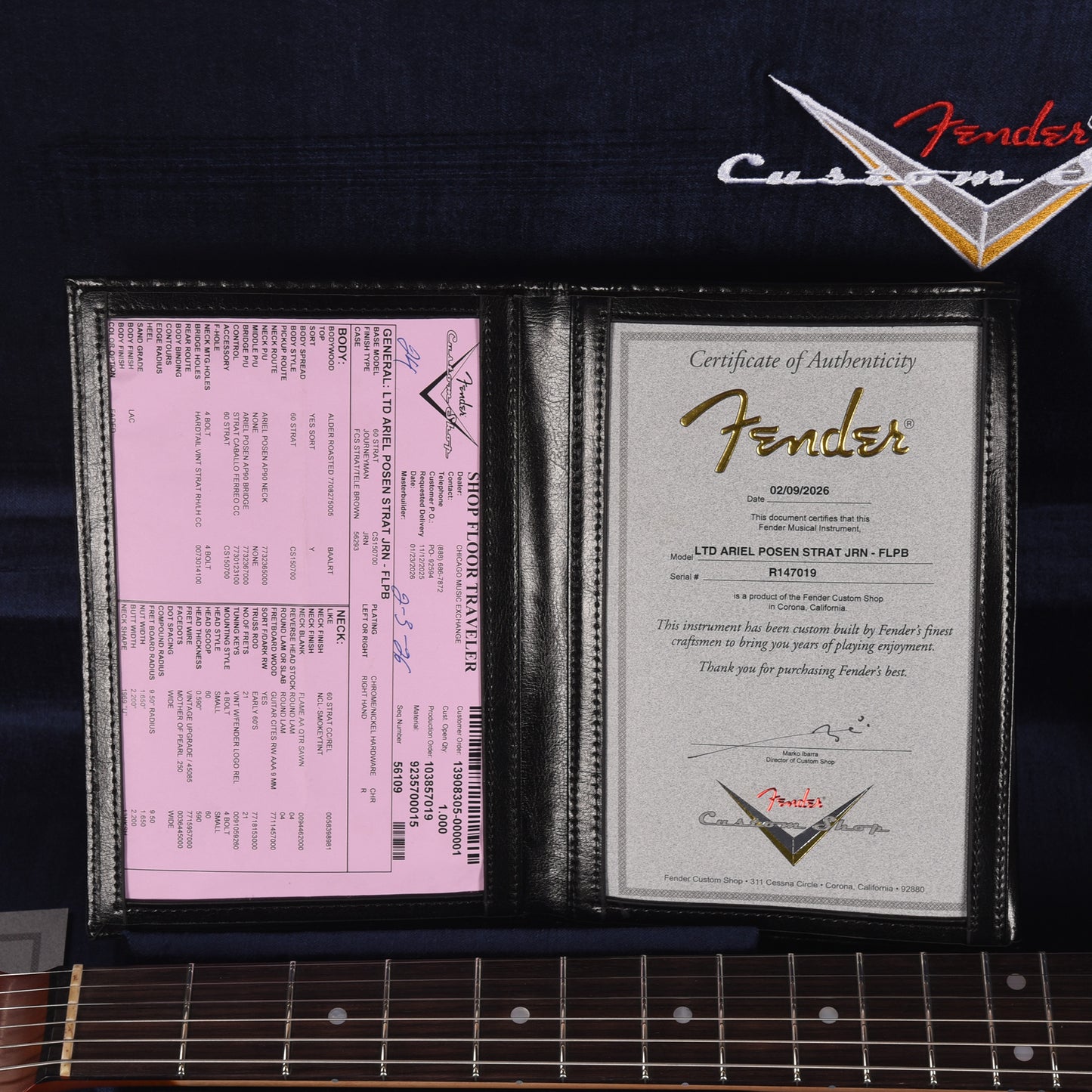 Fender Custom Shop Limited Edition Ariel Posen Stratocaster Relic Faded Lake Placid Blue Electric Guitars / Solid Body