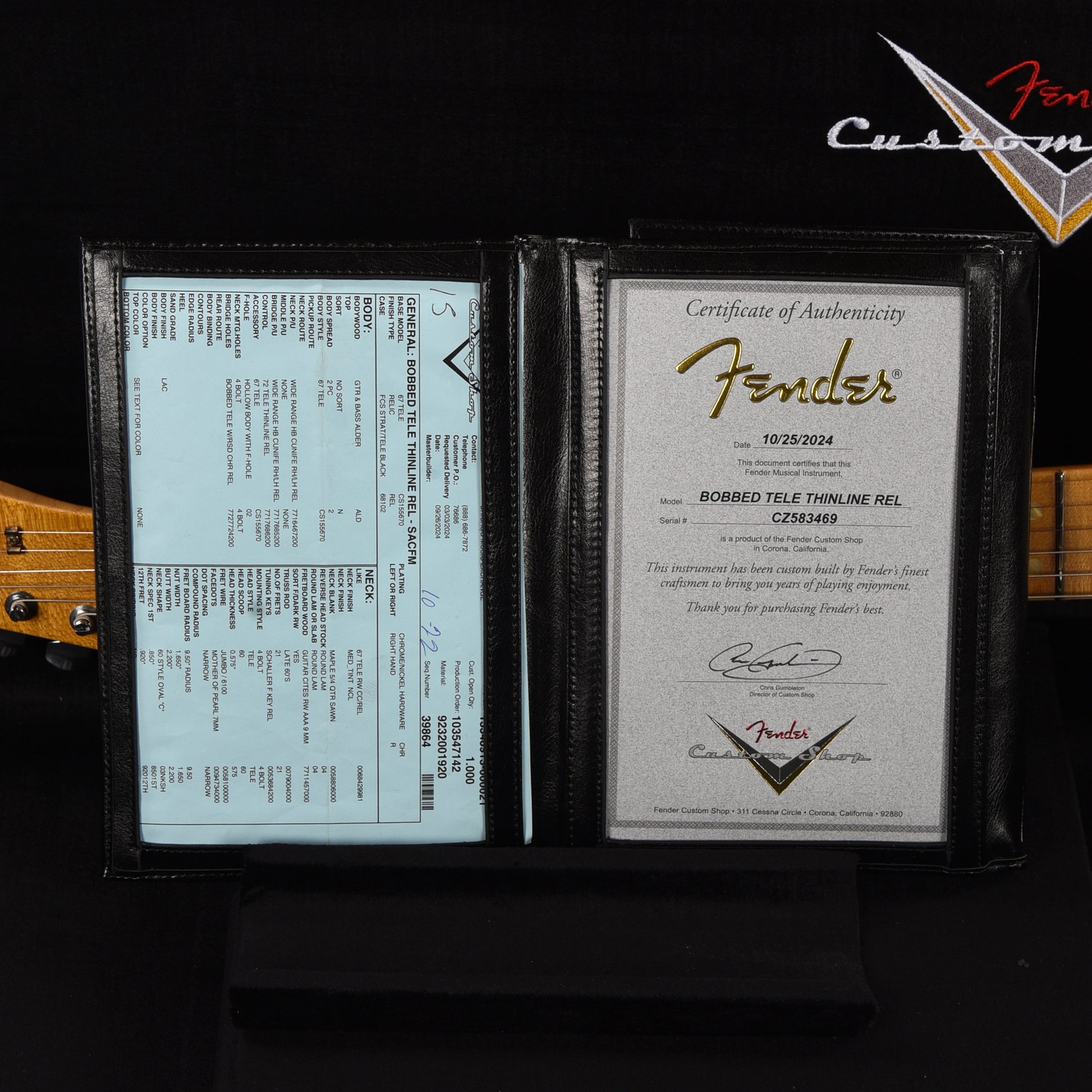 Fender Custom Shop Limited Edition "Bobbed" Telecaster Thinline Relic Super Aged Charcoal Frost Metallic Electric Guitars / Solid Body