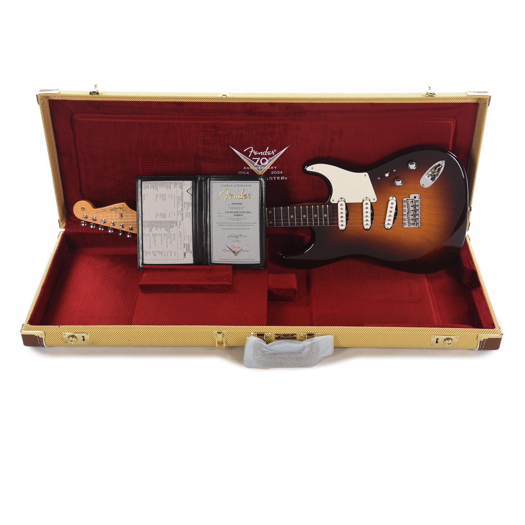 Fender Custom Shop Limited Edition Bvlgari Stratocaster NOS Wide