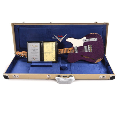 Fender Custom Shop Limited Edition Caballo Tono Ligero Relic Aged Magenta Sparkle Electric Guitars / Solid Body
