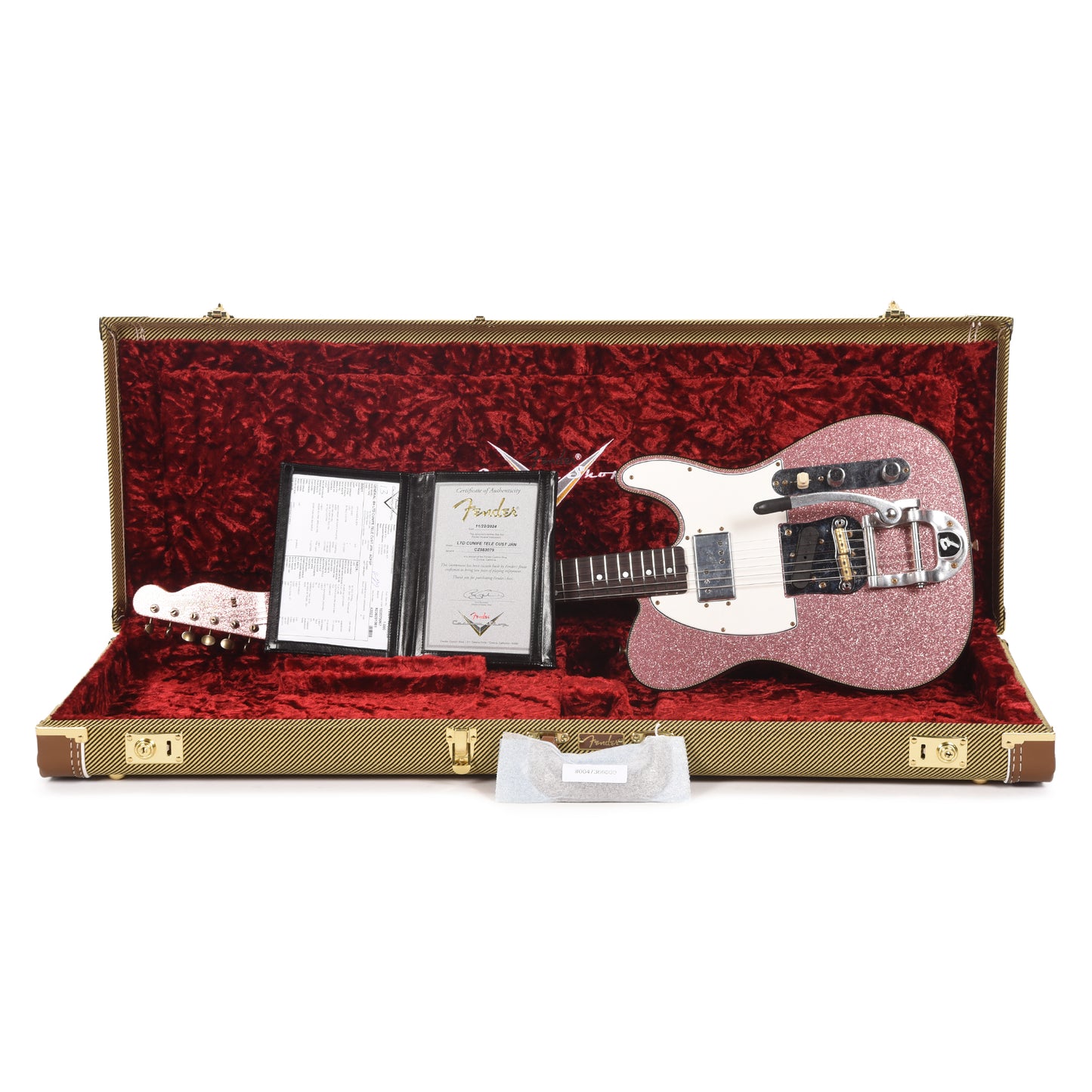 Fender Custom Shop Limited Edition CuNiFe Telecaster Custom Journeyman Relic Aged Champagne Sparkle Electric Guitars / Solid Body