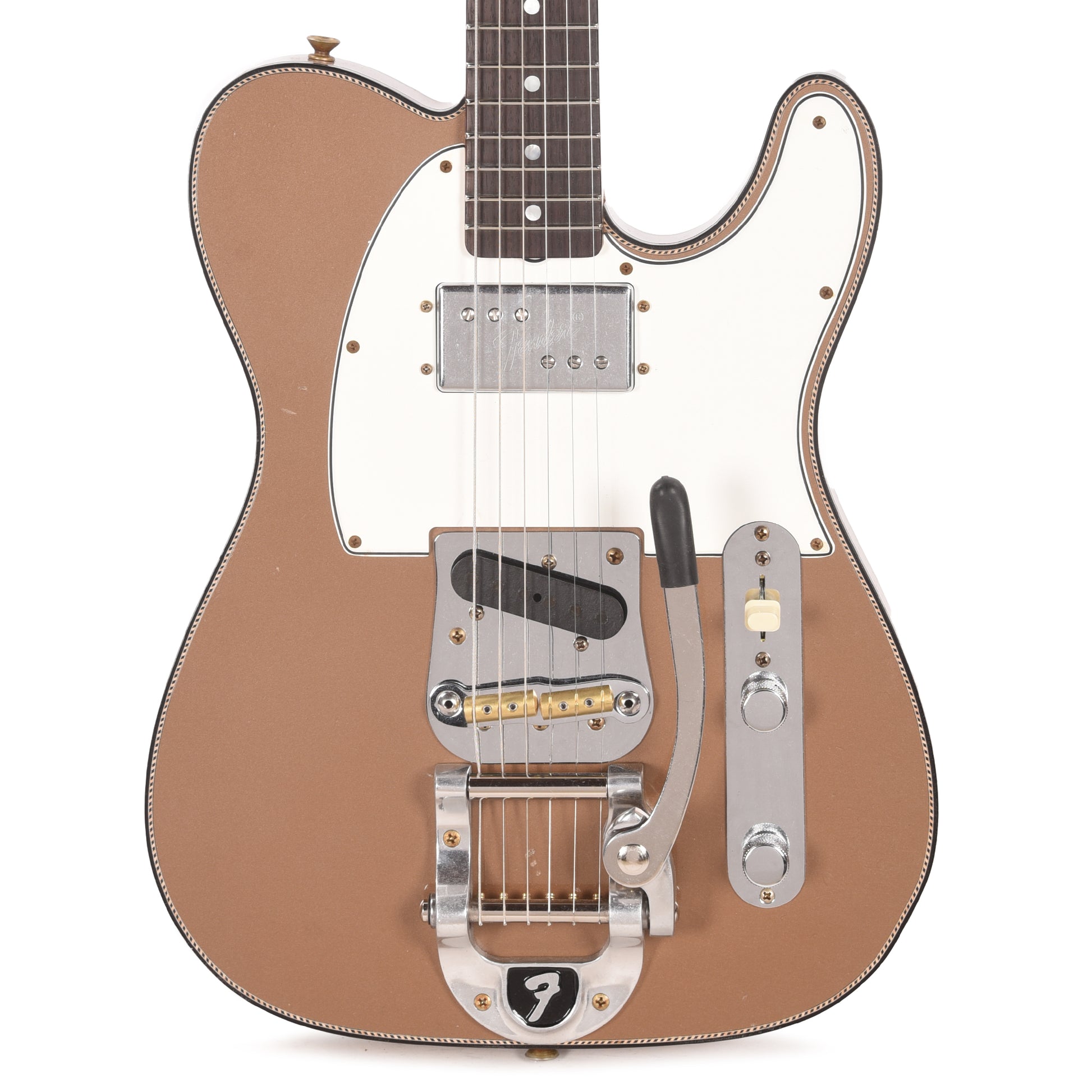 Fender Custom Shop Limited Edition CuNiFe Telecaster Custom Journeyman Relic Medium Palomino Metallic Electric Guitars / Solid Body