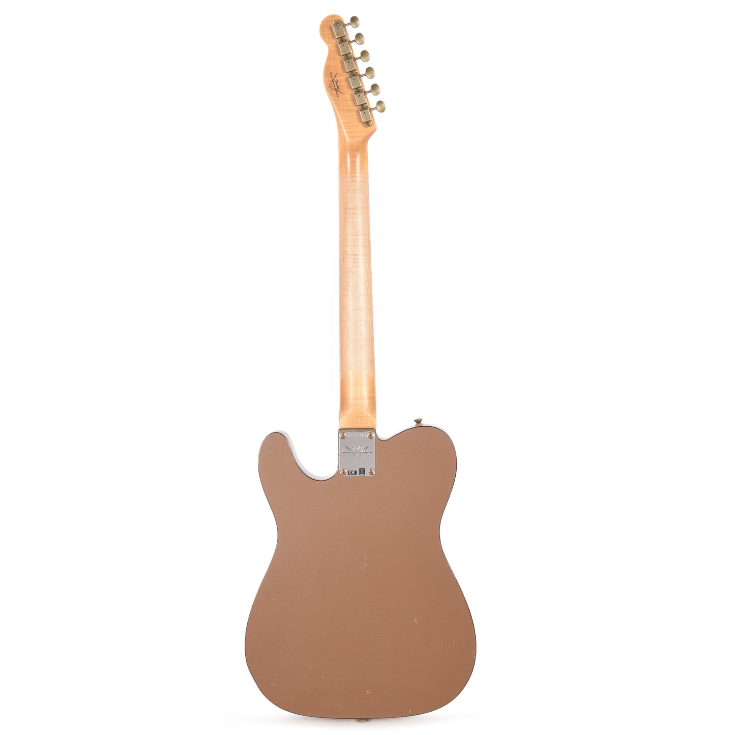 Fender Custom Shop Limited Edition CuNiFe Telecaster Custom Journeyman Relic Medium Palomino Metallic Electric Guitars / Solid Body