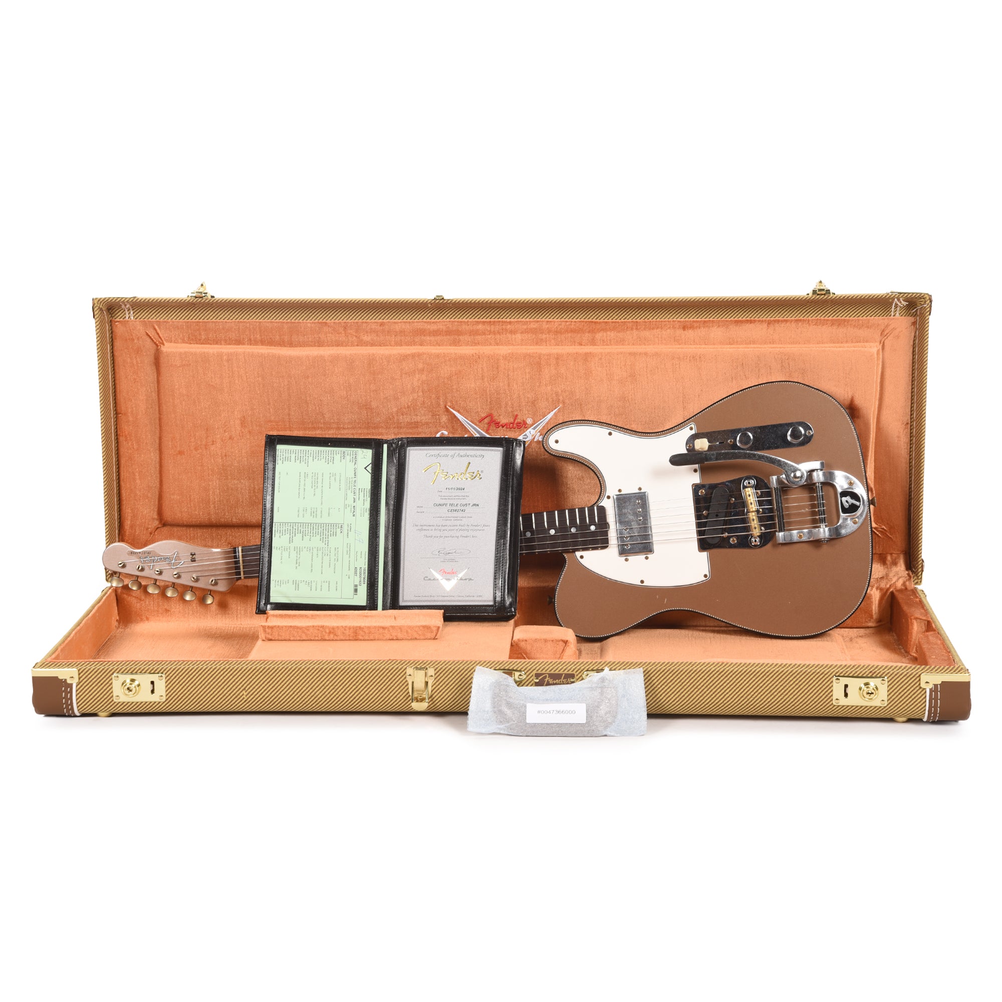 Fender Custom Shop Limited Edition CuNiFe Telecaster Custom Journeyman Relic Medium Palomino Metallic Electric Guitars / Solid Body