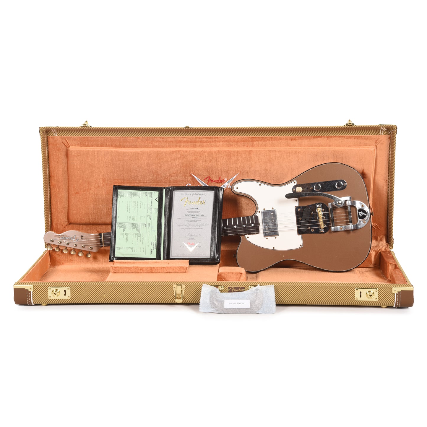 Fender Custom Shop Limited Edition CuNiFe Telecaster Custom Journeyman Relic Medium Palomino Metallic Electric Guitars / Solid Body